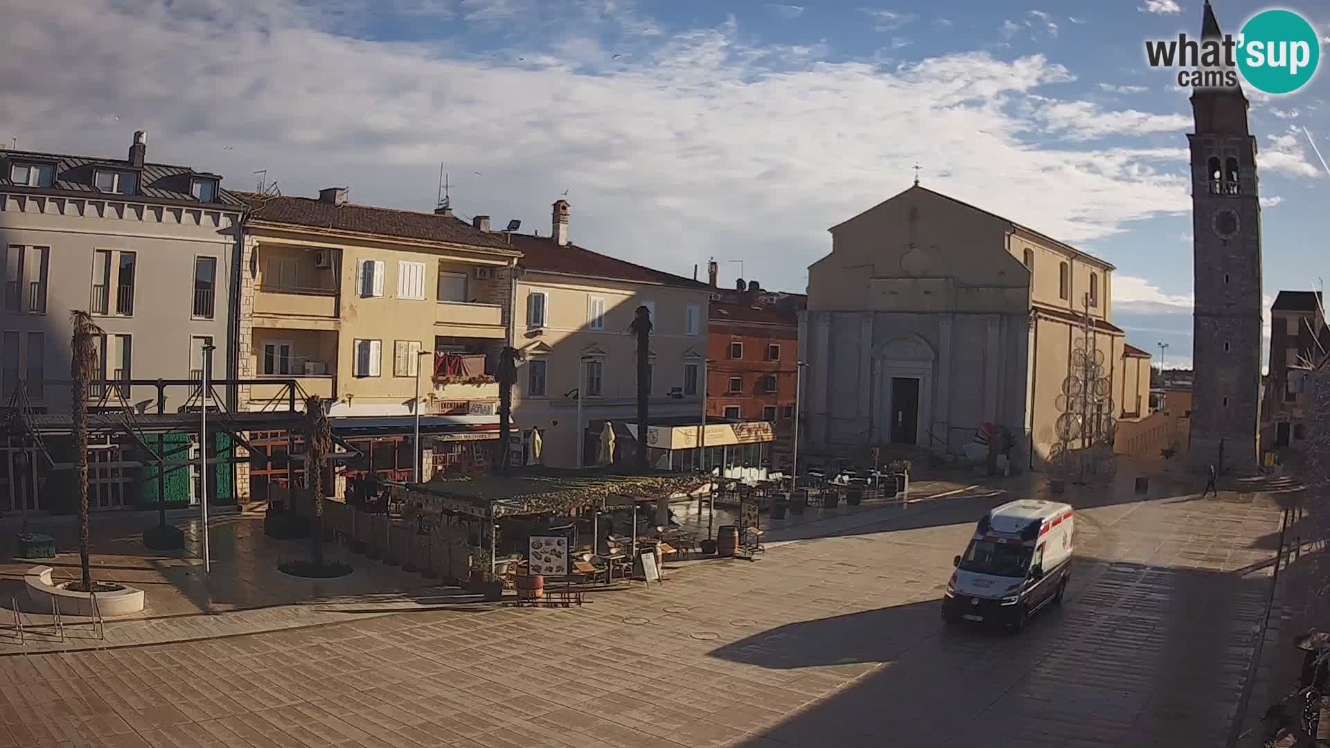 Webcam – Piazza centrale di Umago