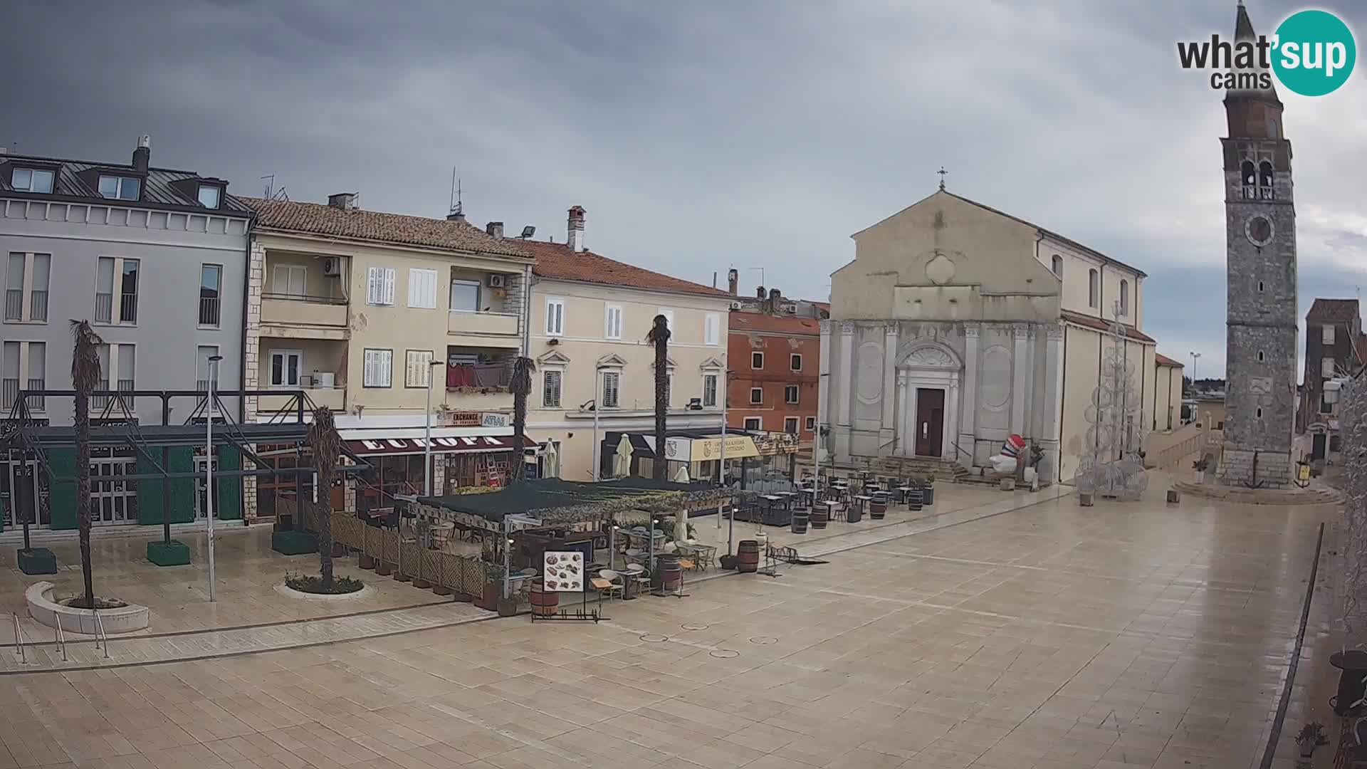 Webcam – Piazza centrale di Umago