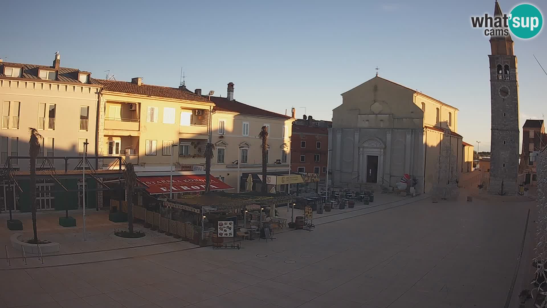 Webcam – Plaza Central en Umag