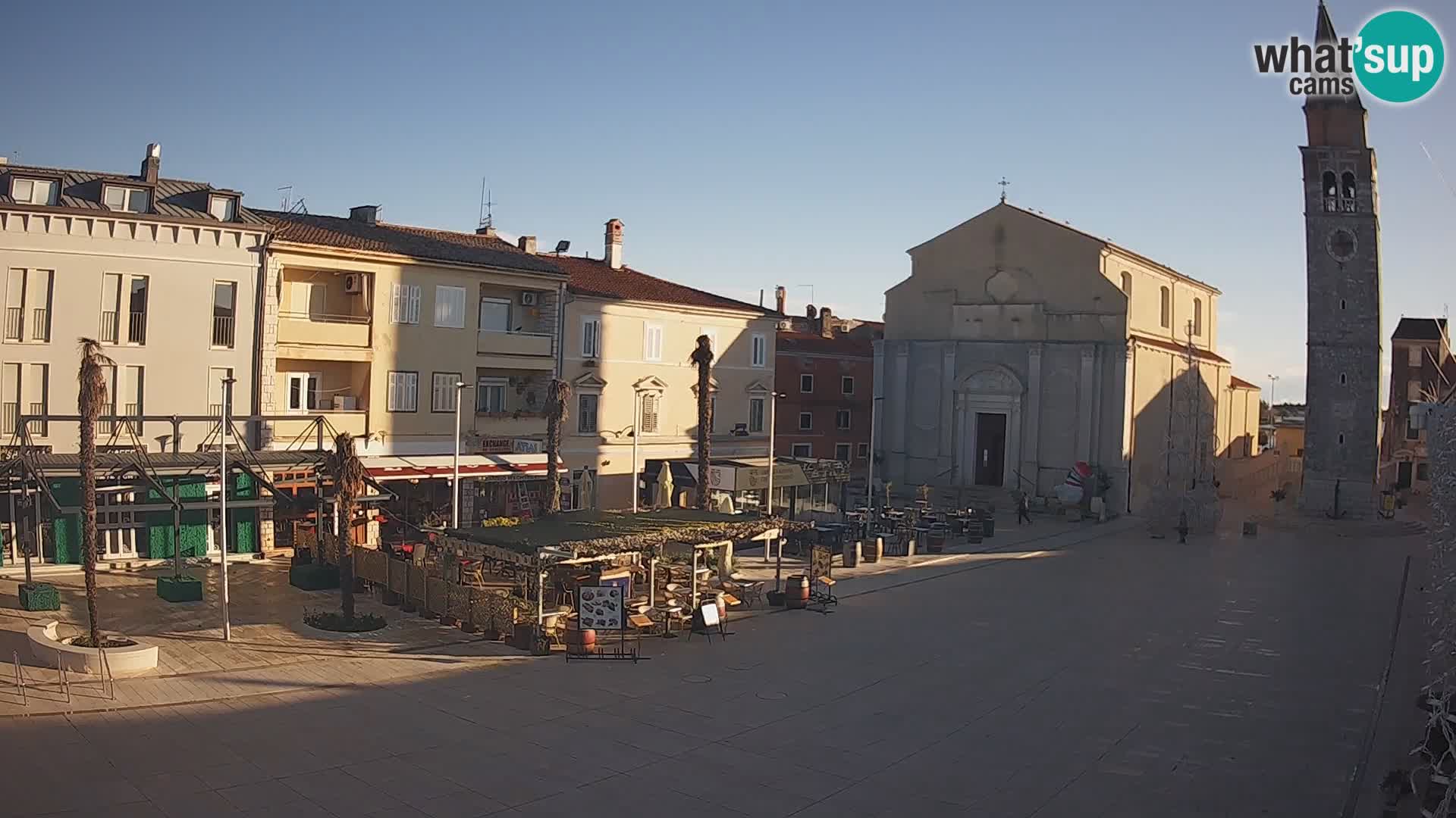 Webcam Hauptplatz in Umag