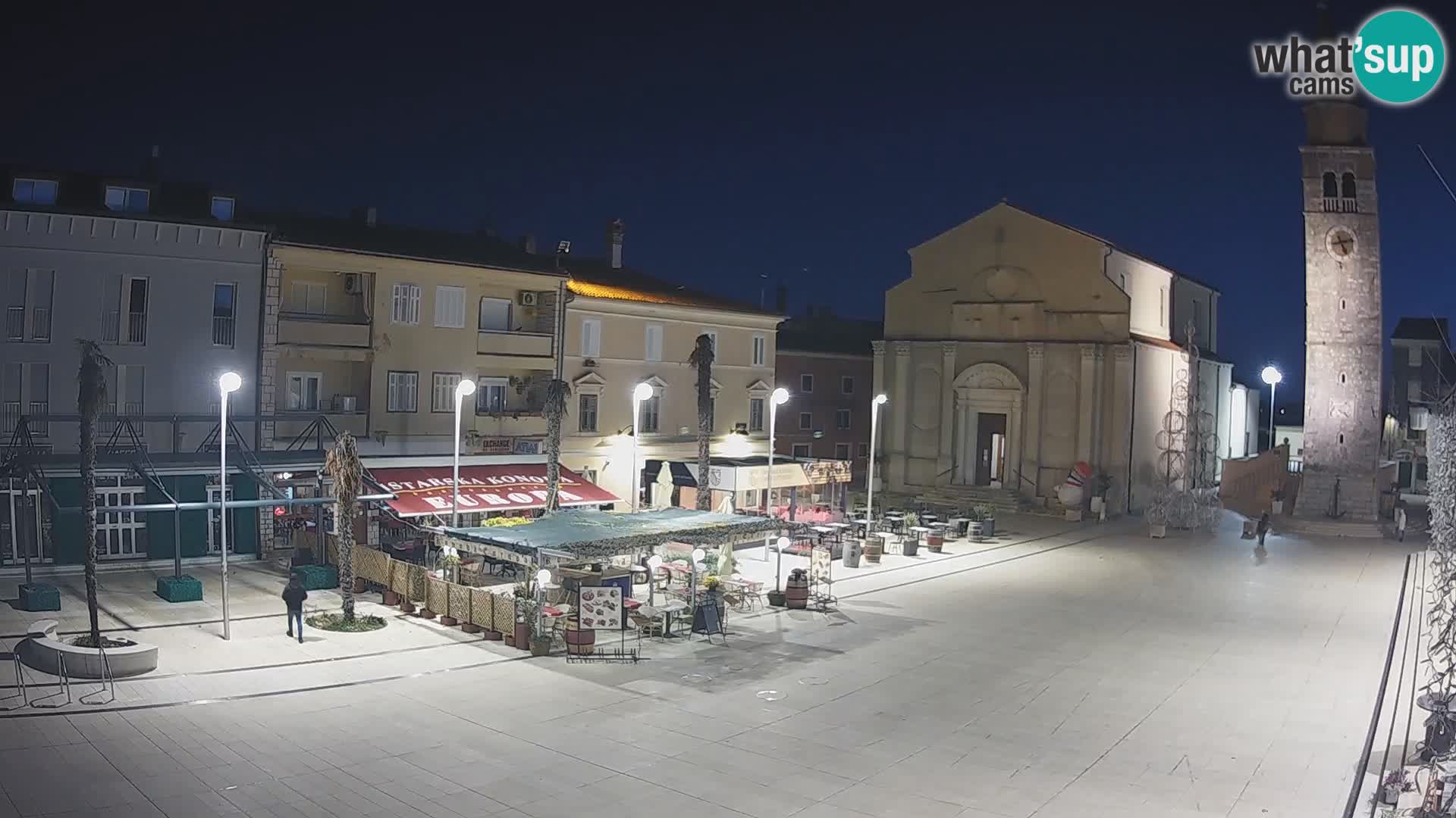 Webcam – Plaza Central en Umag