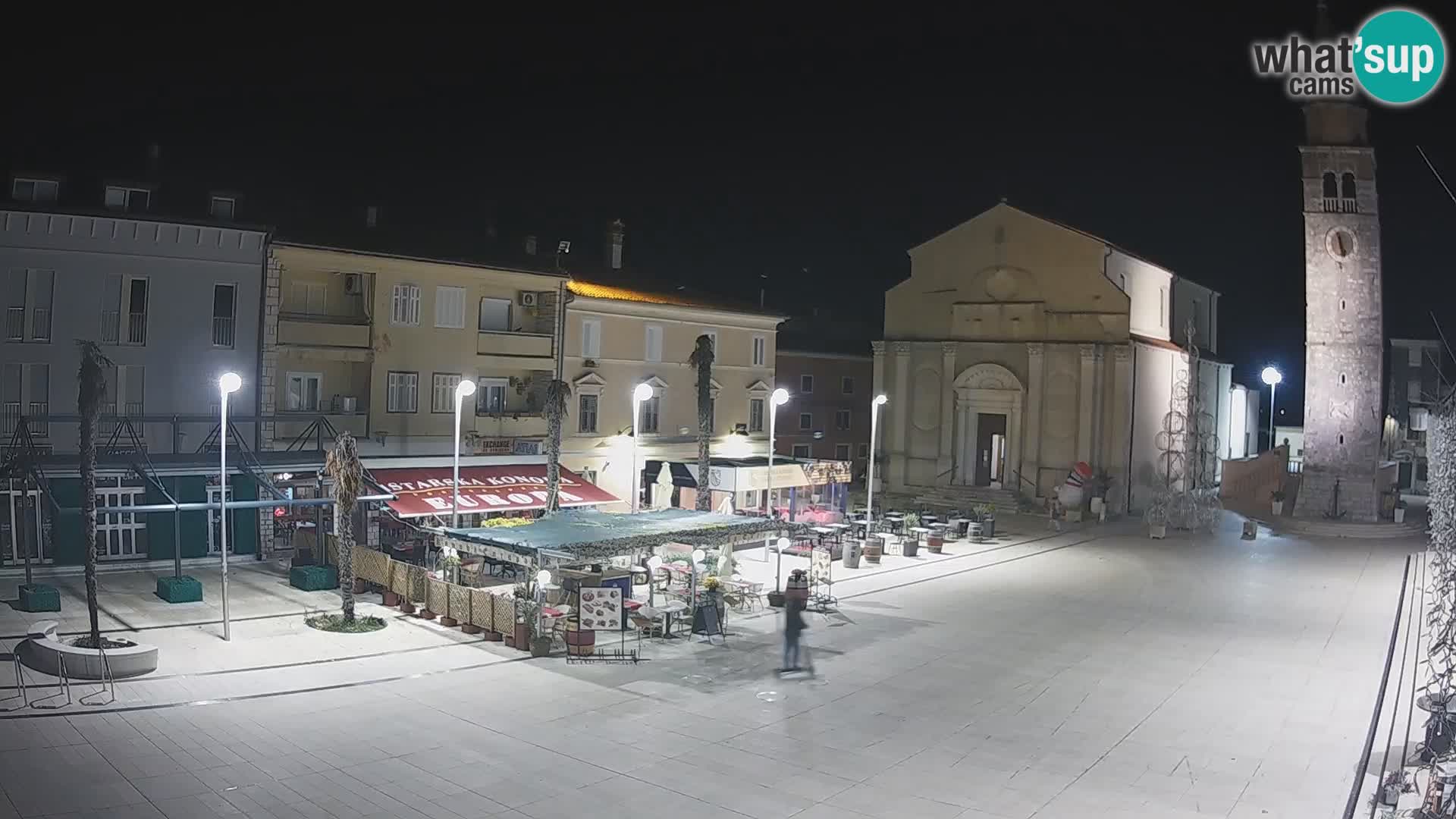 Webcam – Piazza centrale di Umago