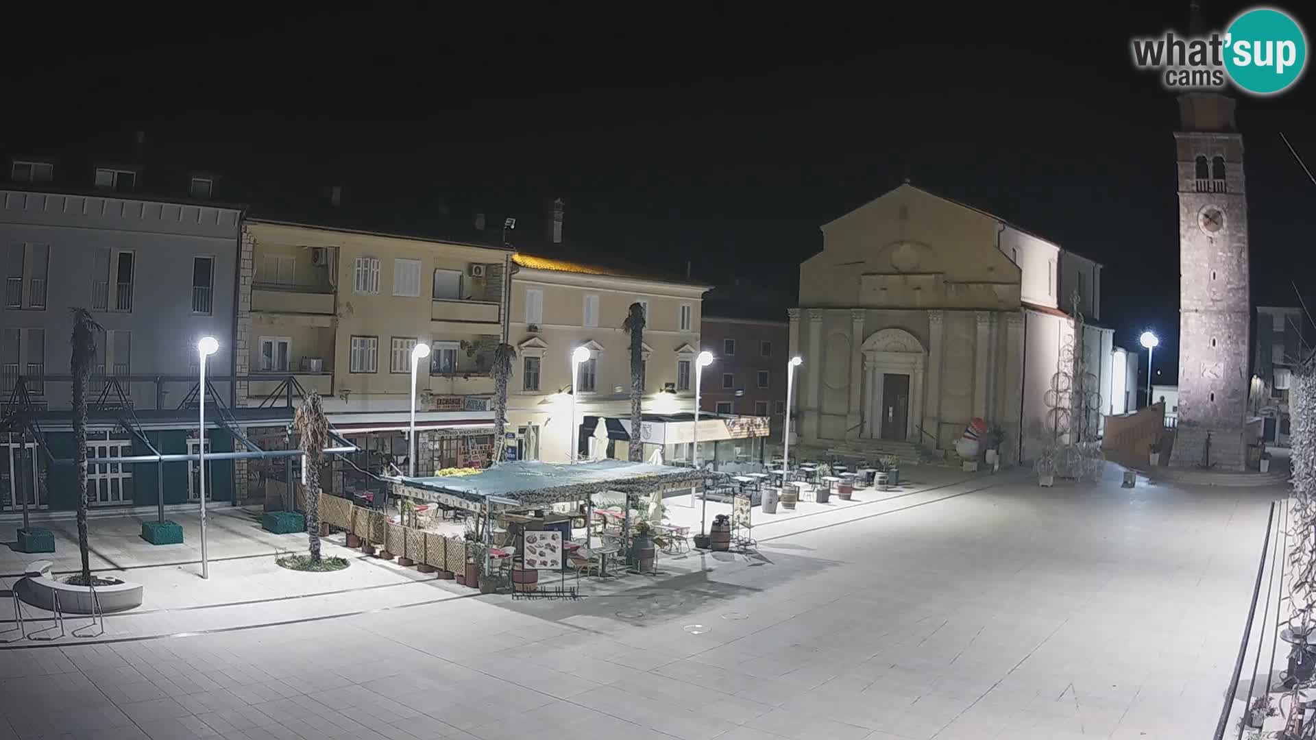 Webcam – Piazza centrale di Umago