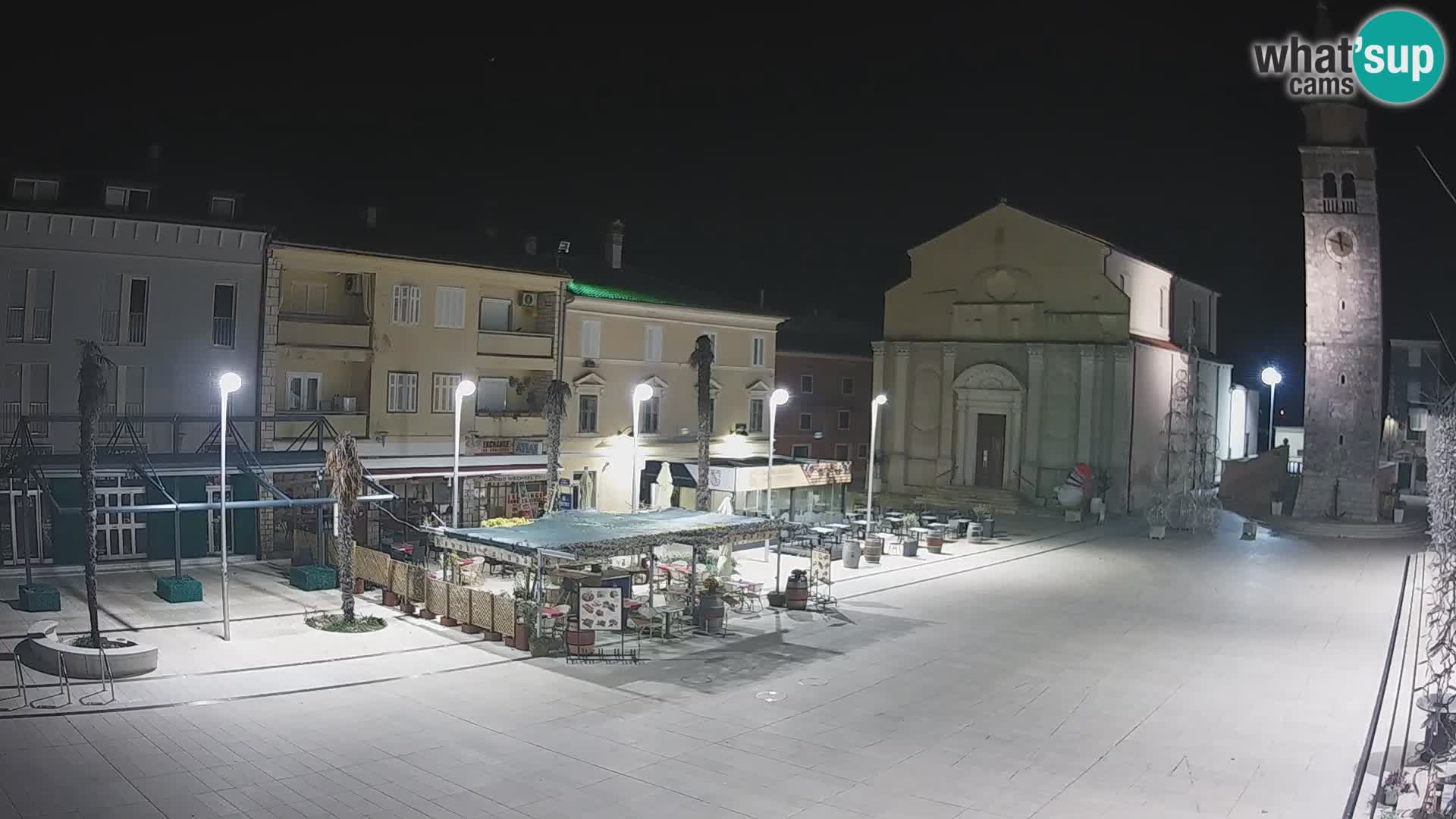 Webcam Hauptplatz in Umag