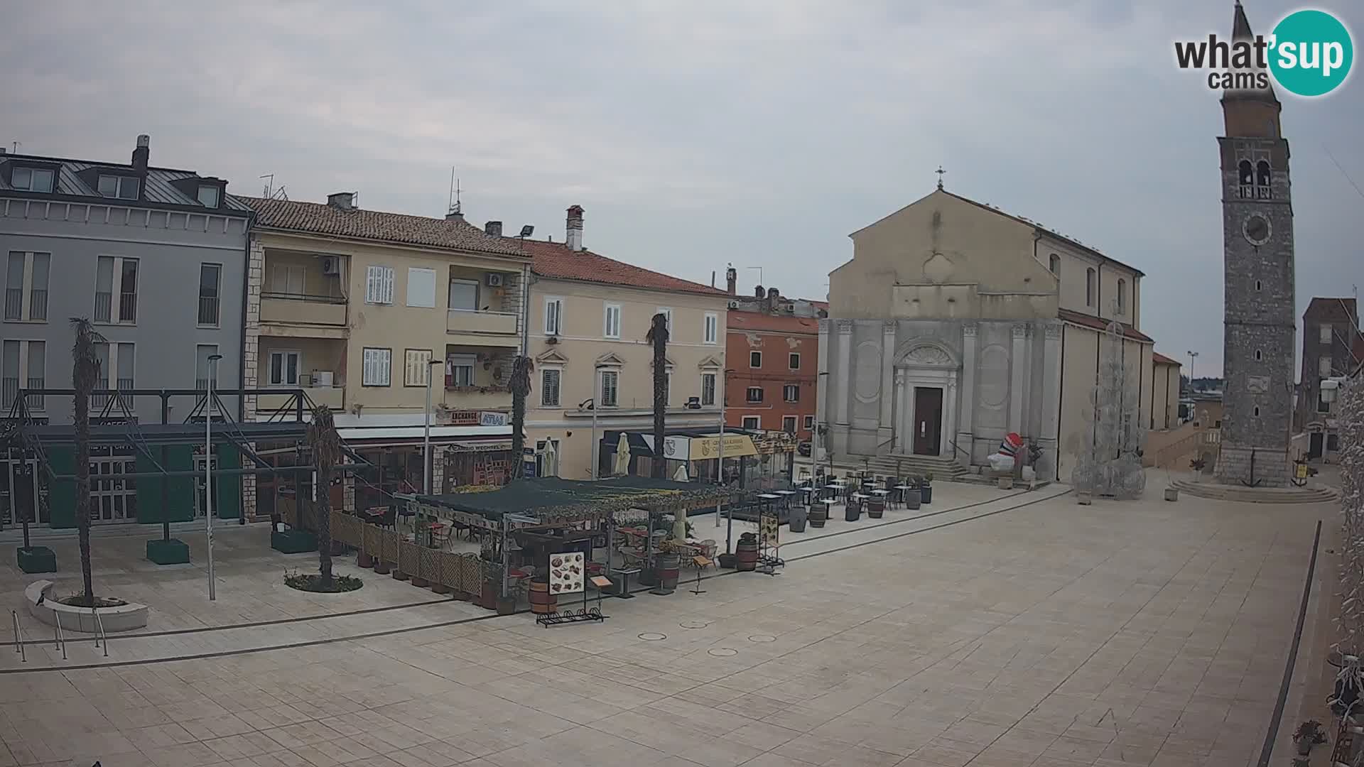 Webcam – Piazza centrale di Umago