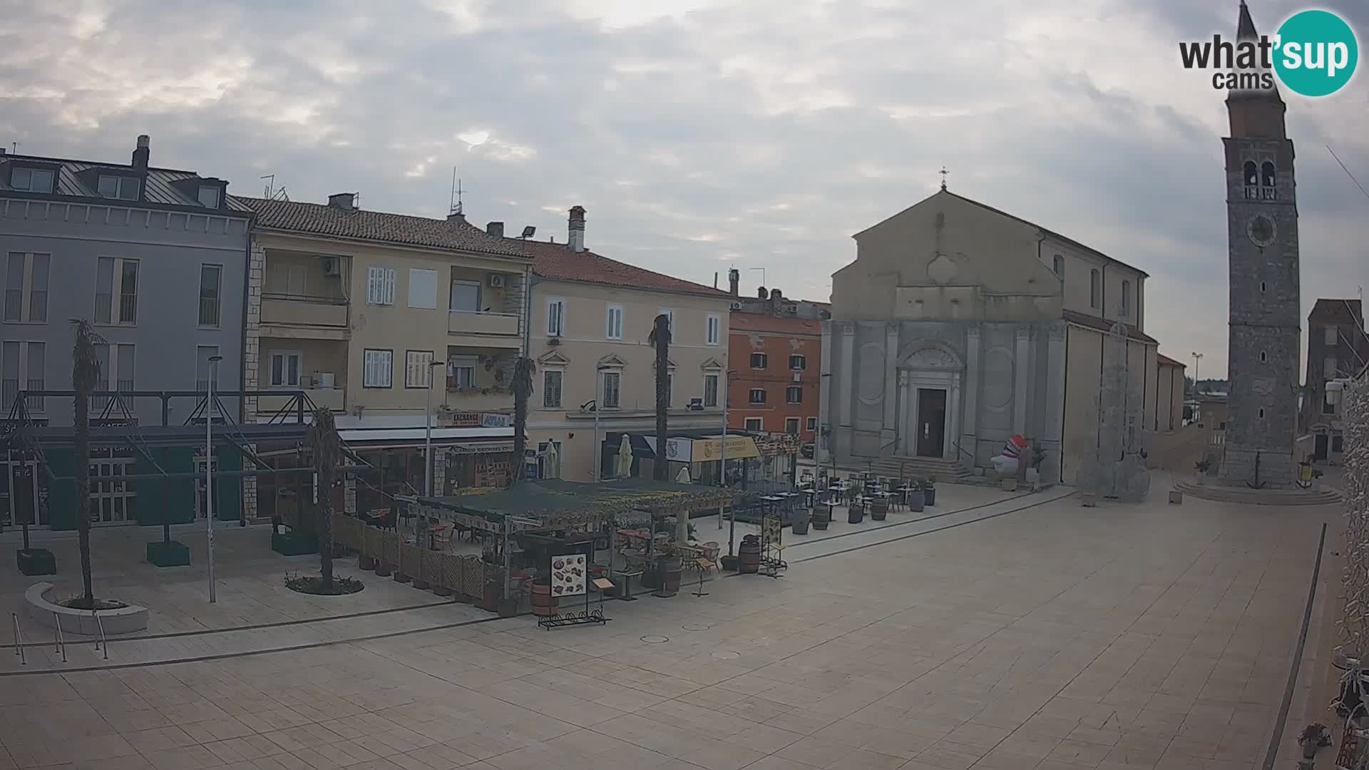 Webcam – Plaza Central en Umag