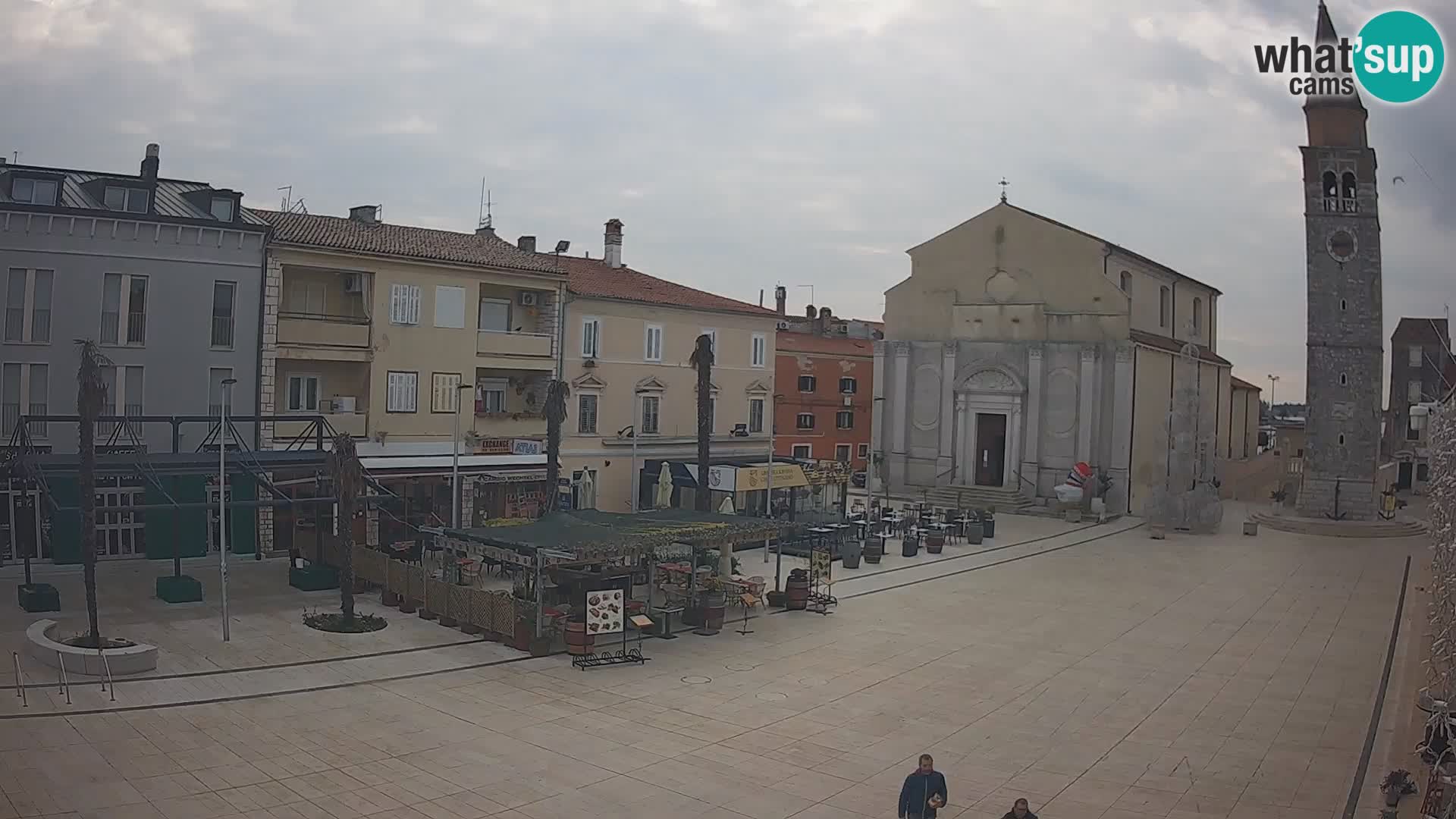 Webcam – Piazza centrale di Umago