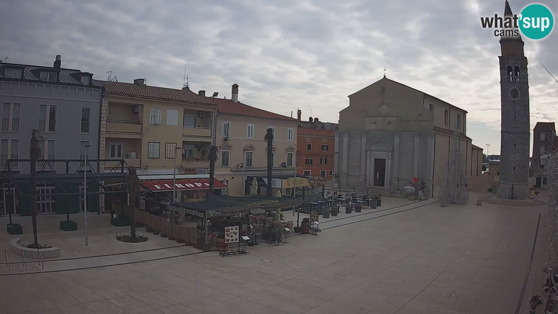 Webcam – Plaza Central en Umag