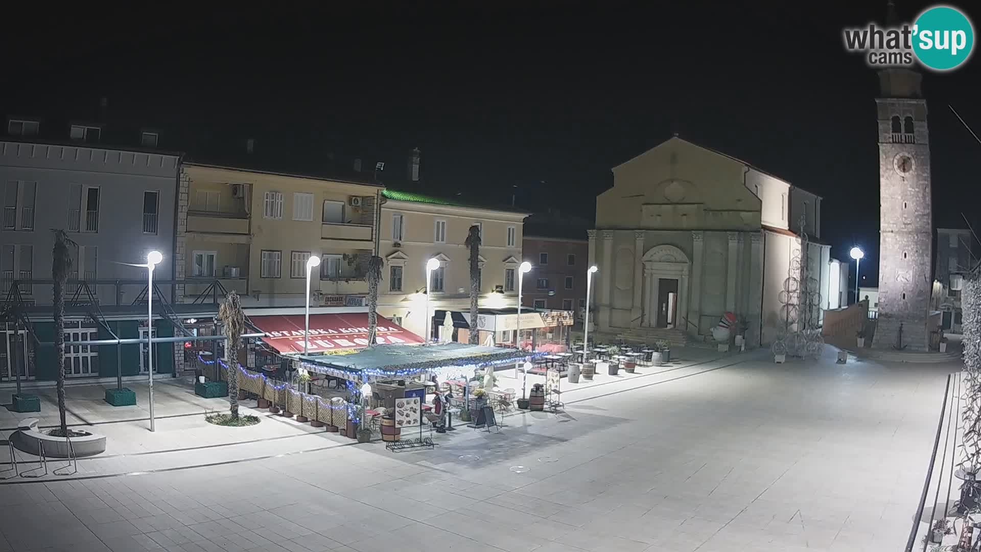 Webcam – Plaza Central en Umag