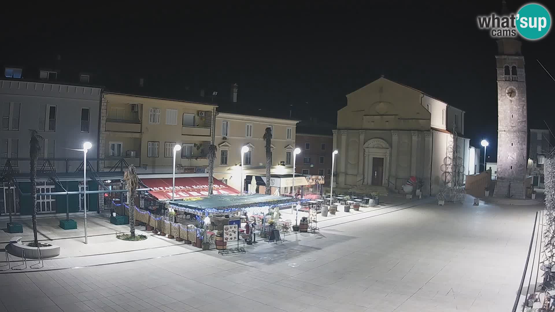 Webcam – Piazza centrale di Umago