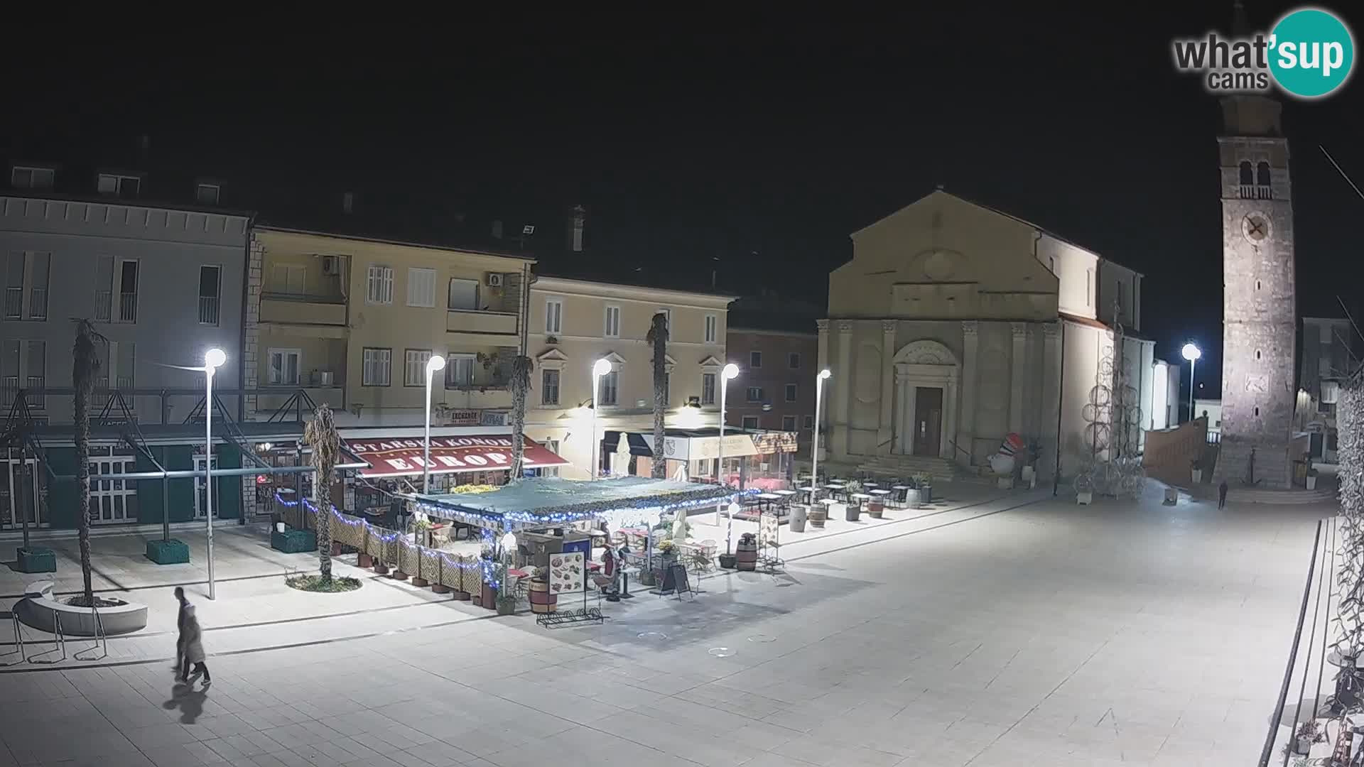 Webcam – Piazza centrale di Umago