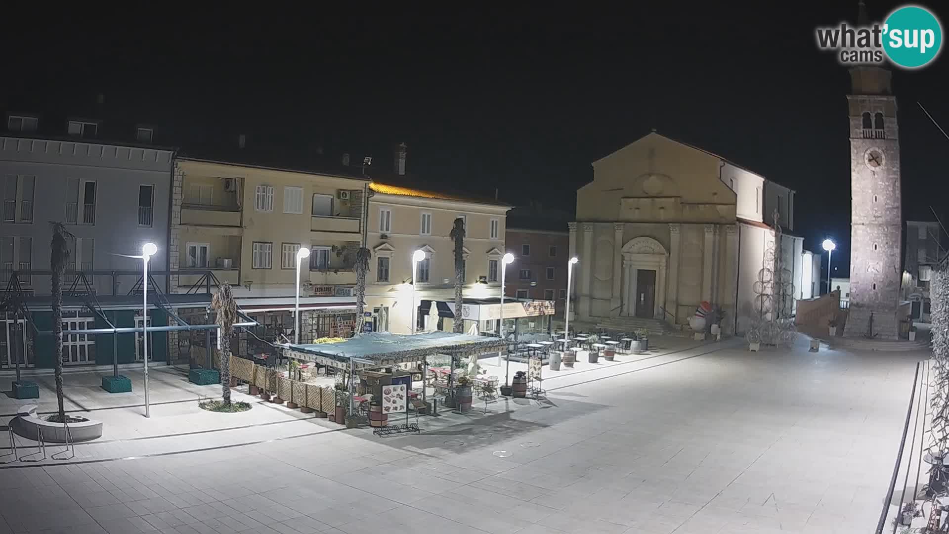 Webcam – Piazza centrale di Umago