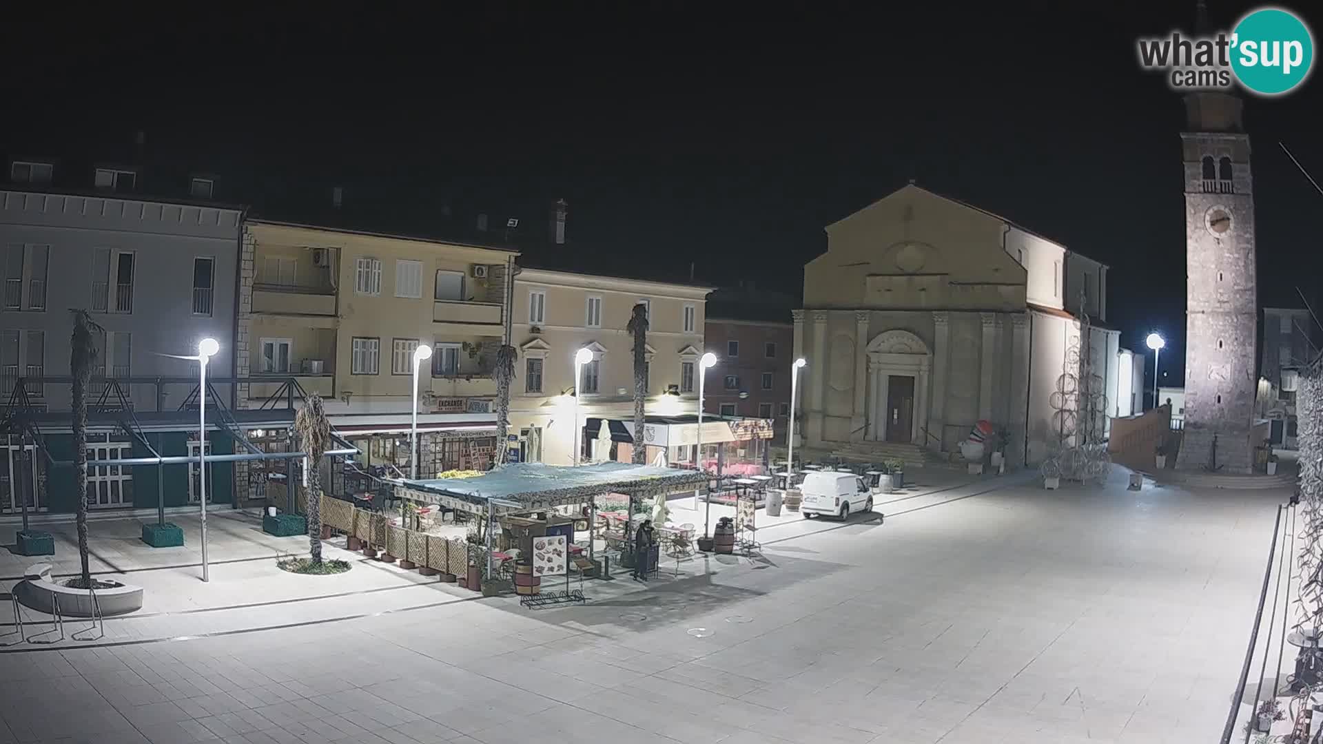 Webcam – Plaza Central en Umag