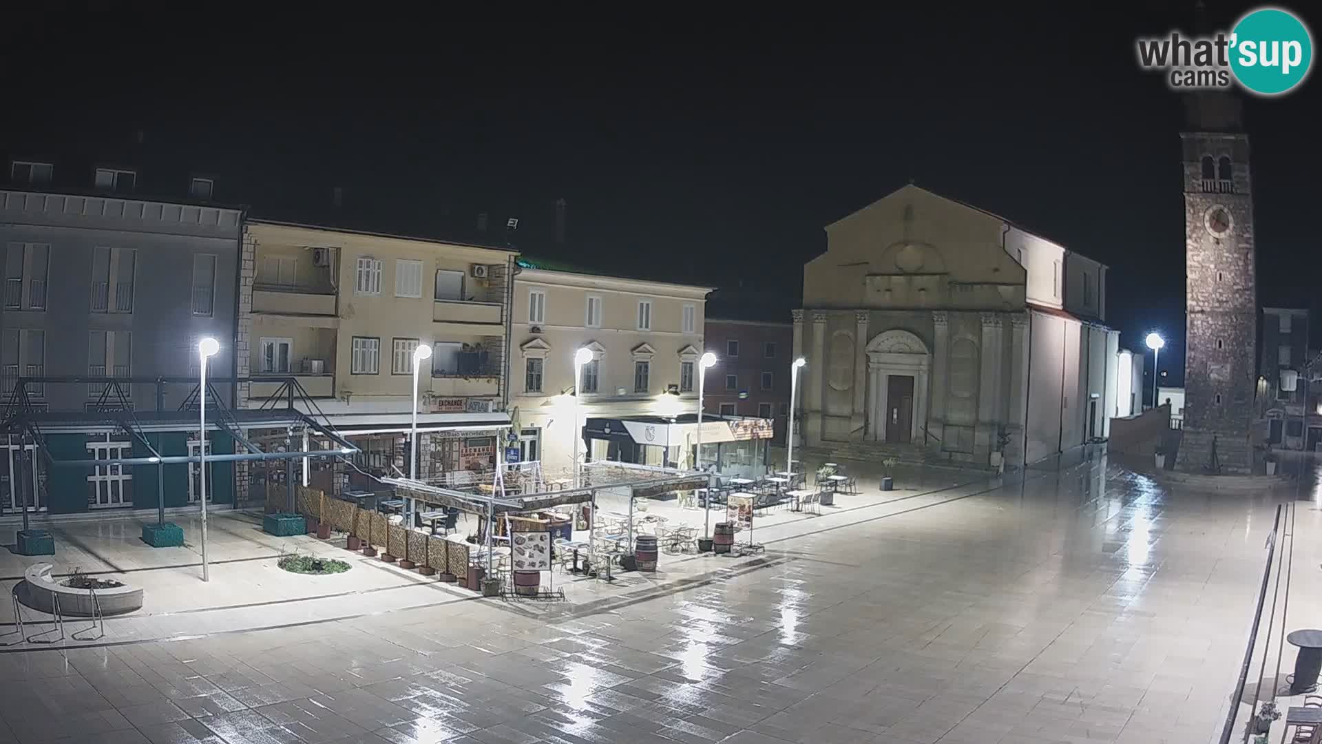 Webcam Hauptplatz in Umag