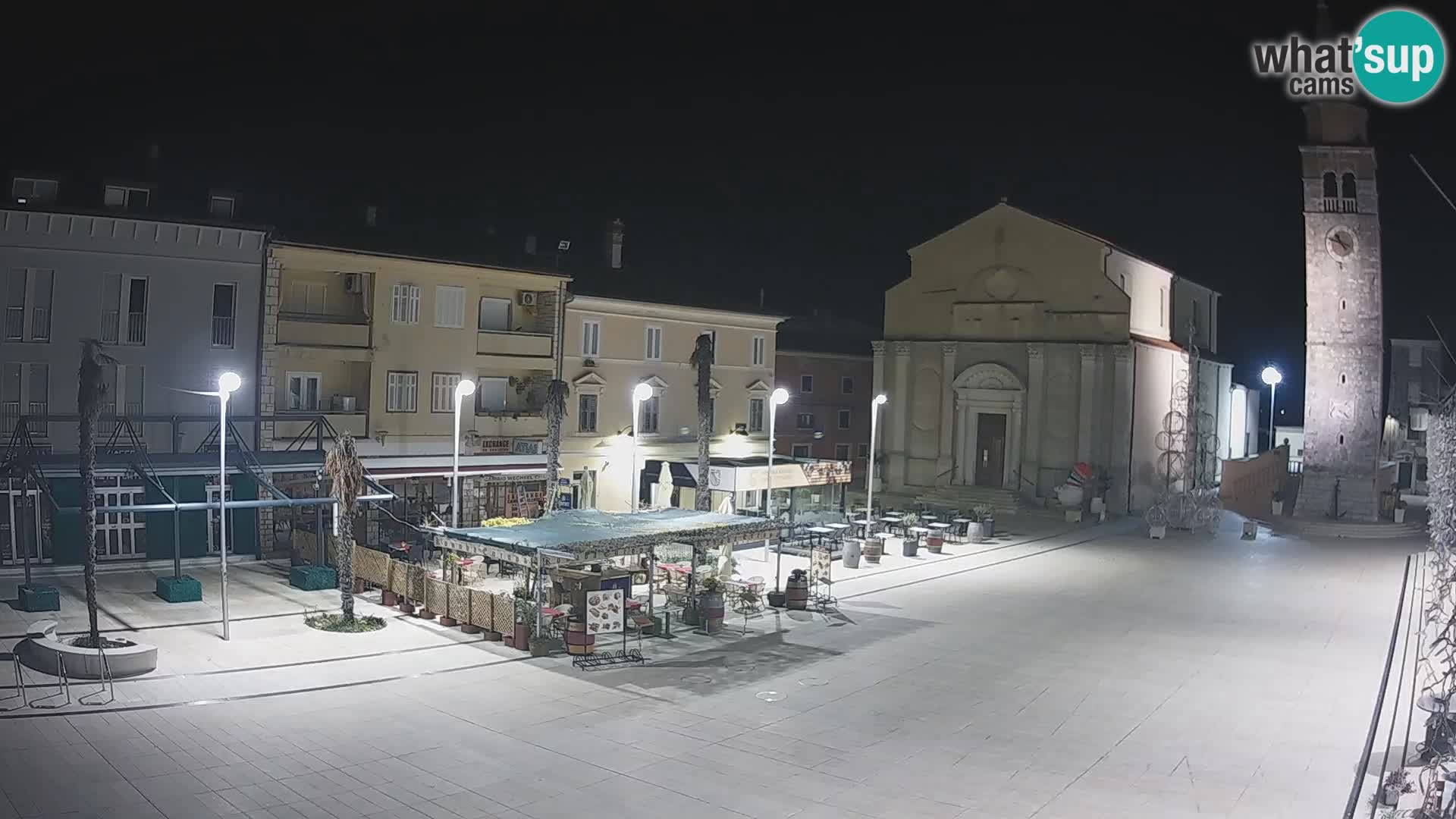 Webcam Hauptplatz in Umag