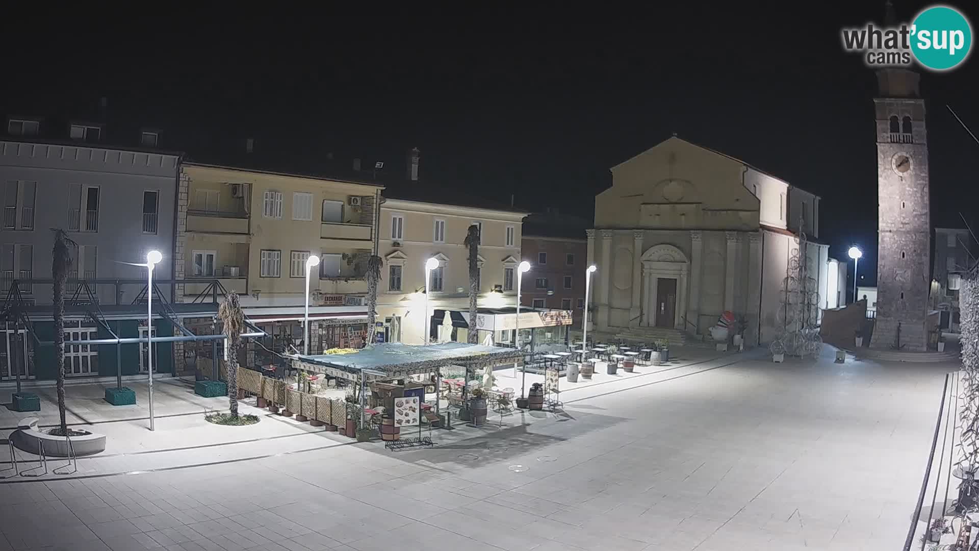 Webcam Hauptplatz in Umag