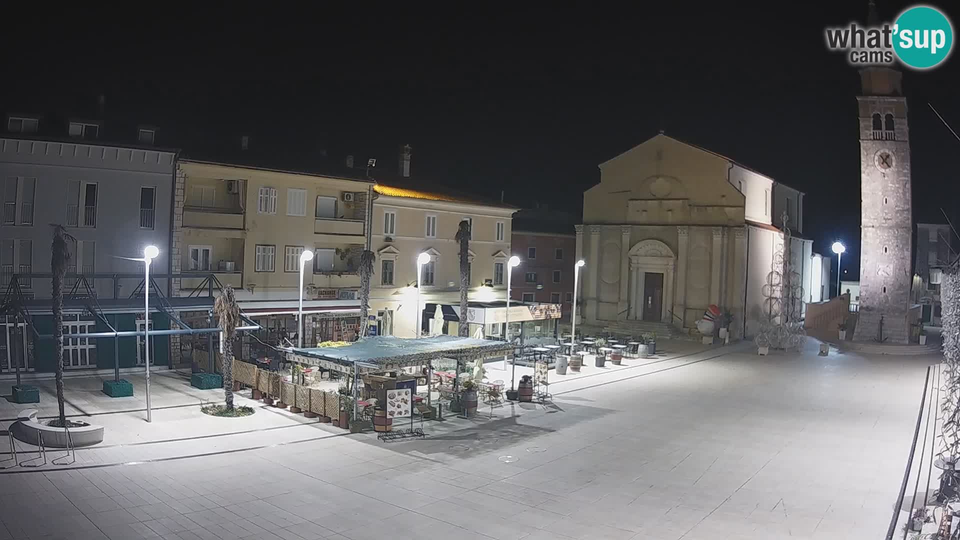 Webcam Hauptplatz in Umag