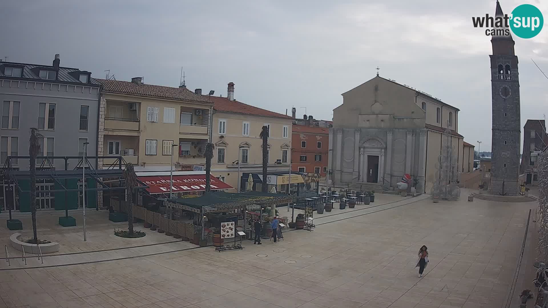 Webcam – Plaza Central en Umag