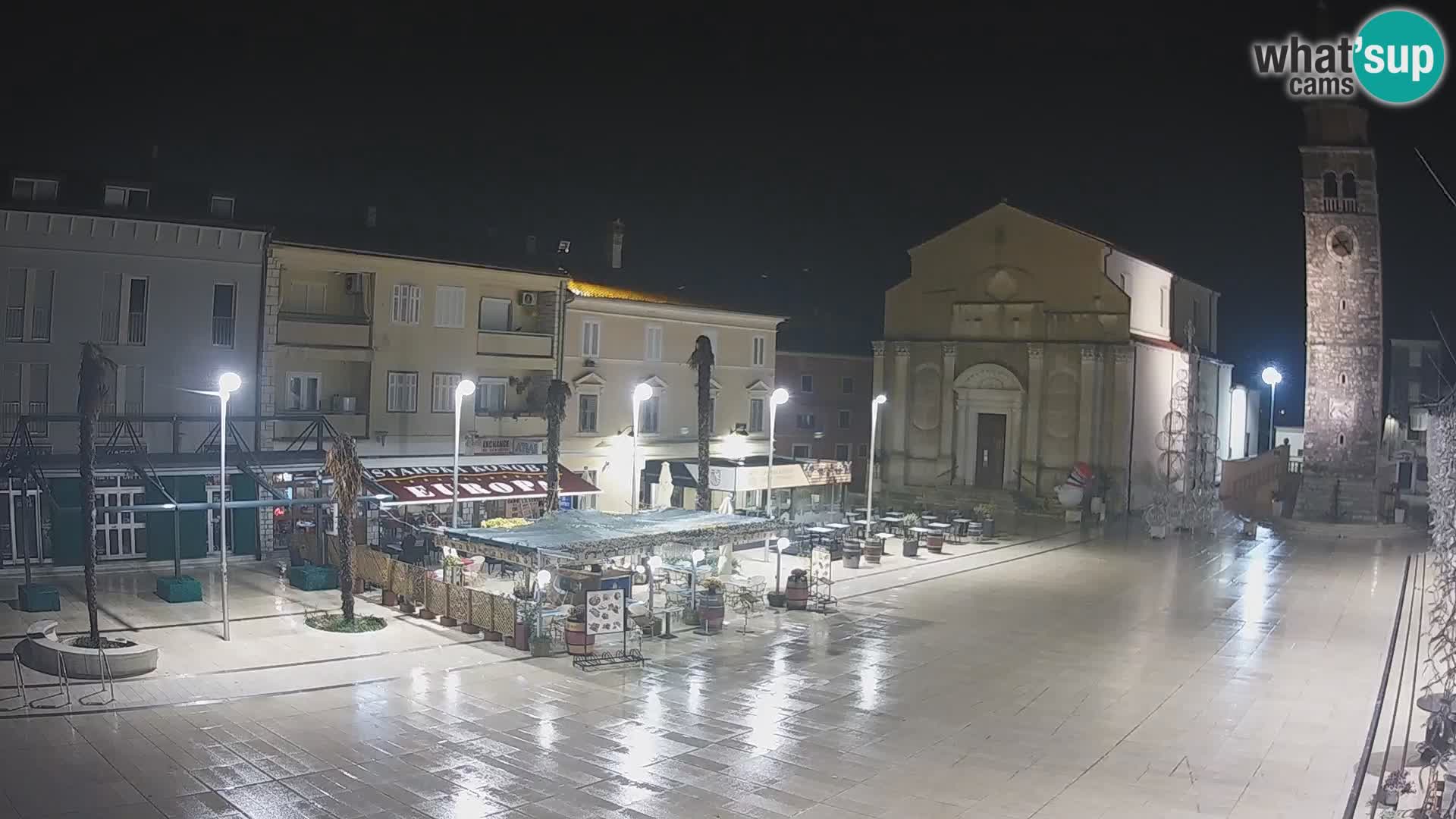 Webcam – Piazza centrale di Umago