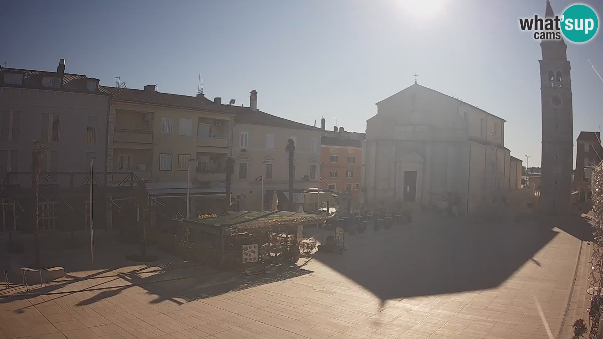 Webcam – Piazza centrale di Umago