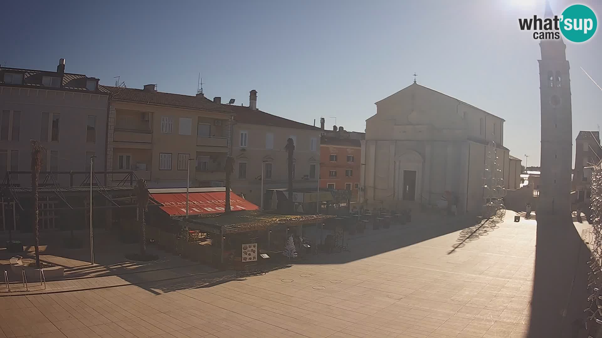 Webcam – Piazza centrale di Umago