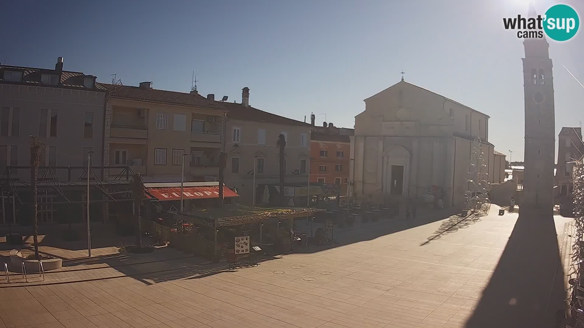 Webcam – Piazza centrale di Umago