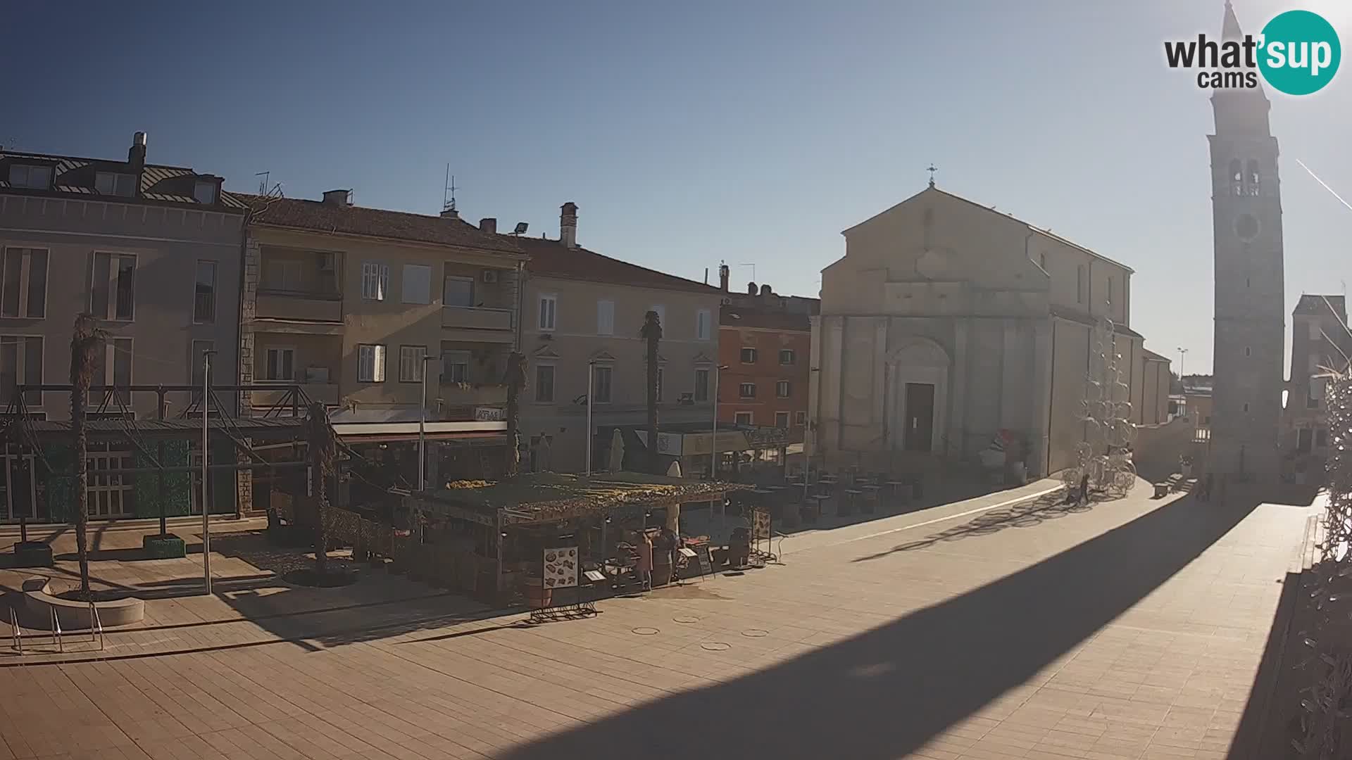 Webcam – Plaza Central en Umag