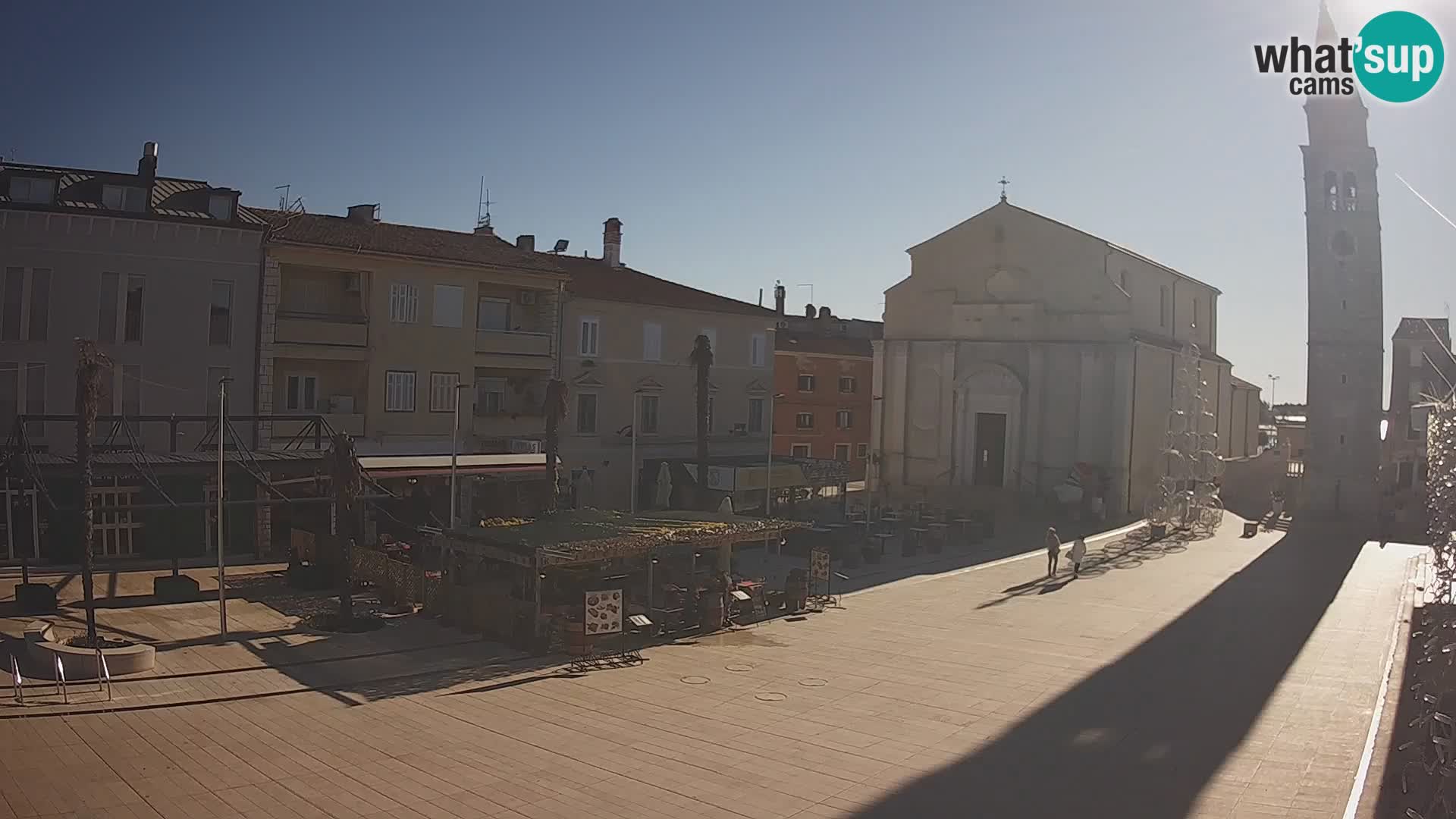 Webcam Hauptplatz in Umag