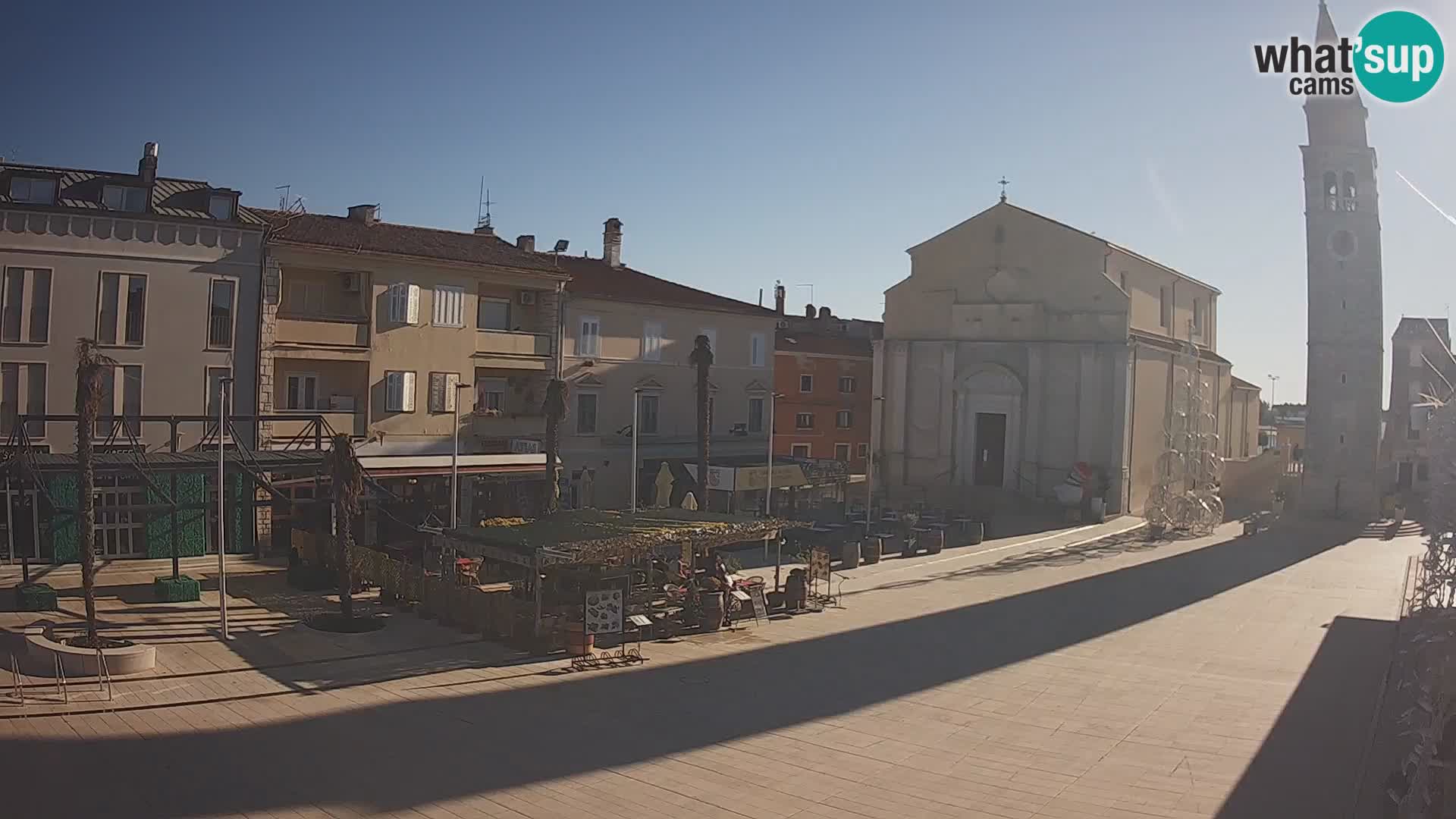 Webcam Hauptplatz in Umag