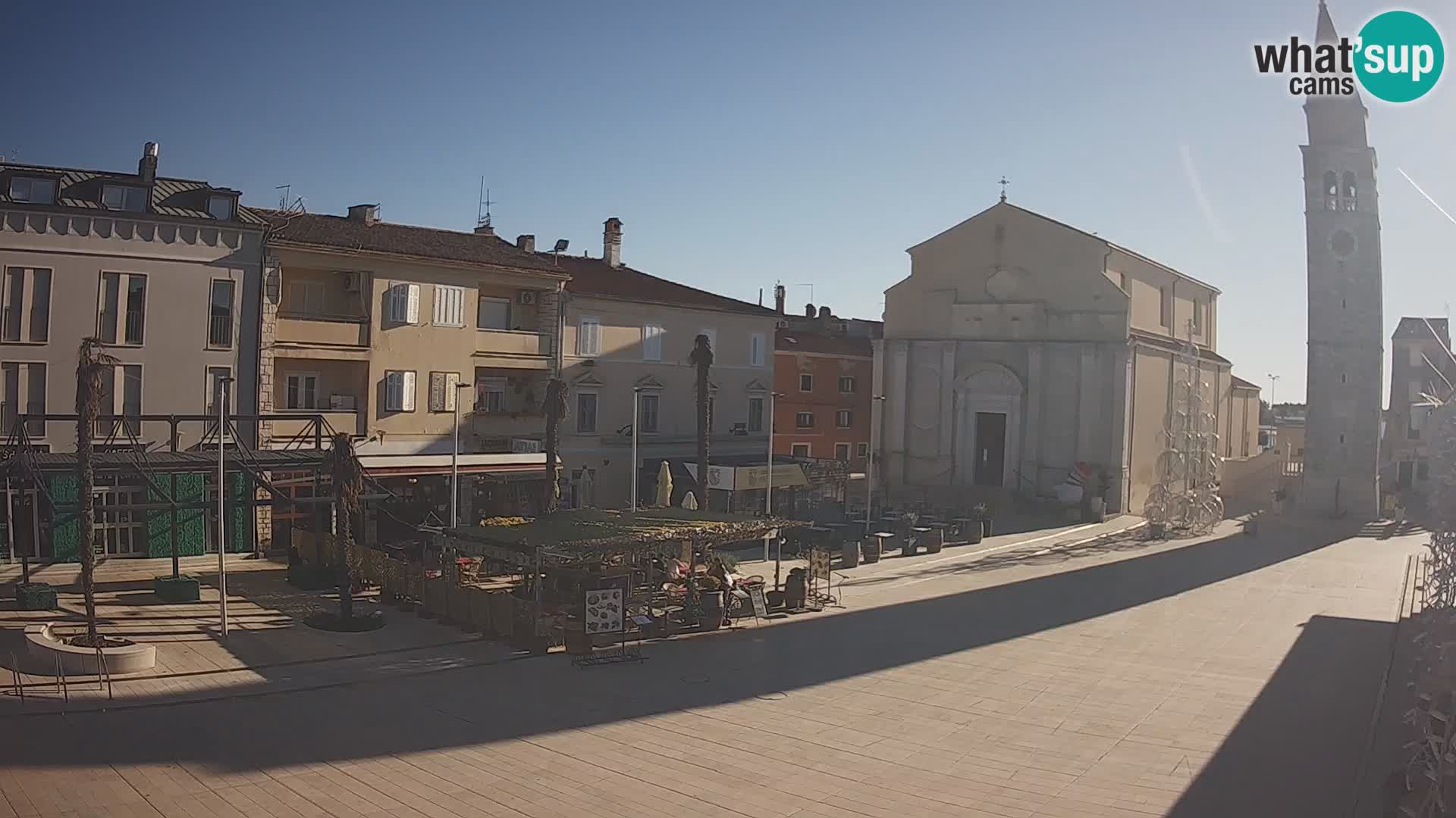 Webcam Hauptplatz in Umag