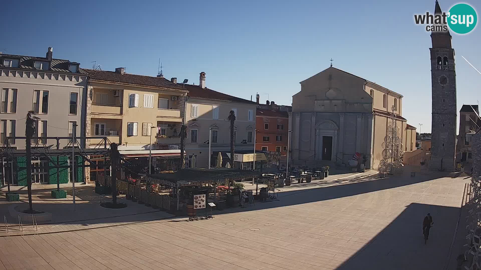 Webcam Hauptplatz in Umag