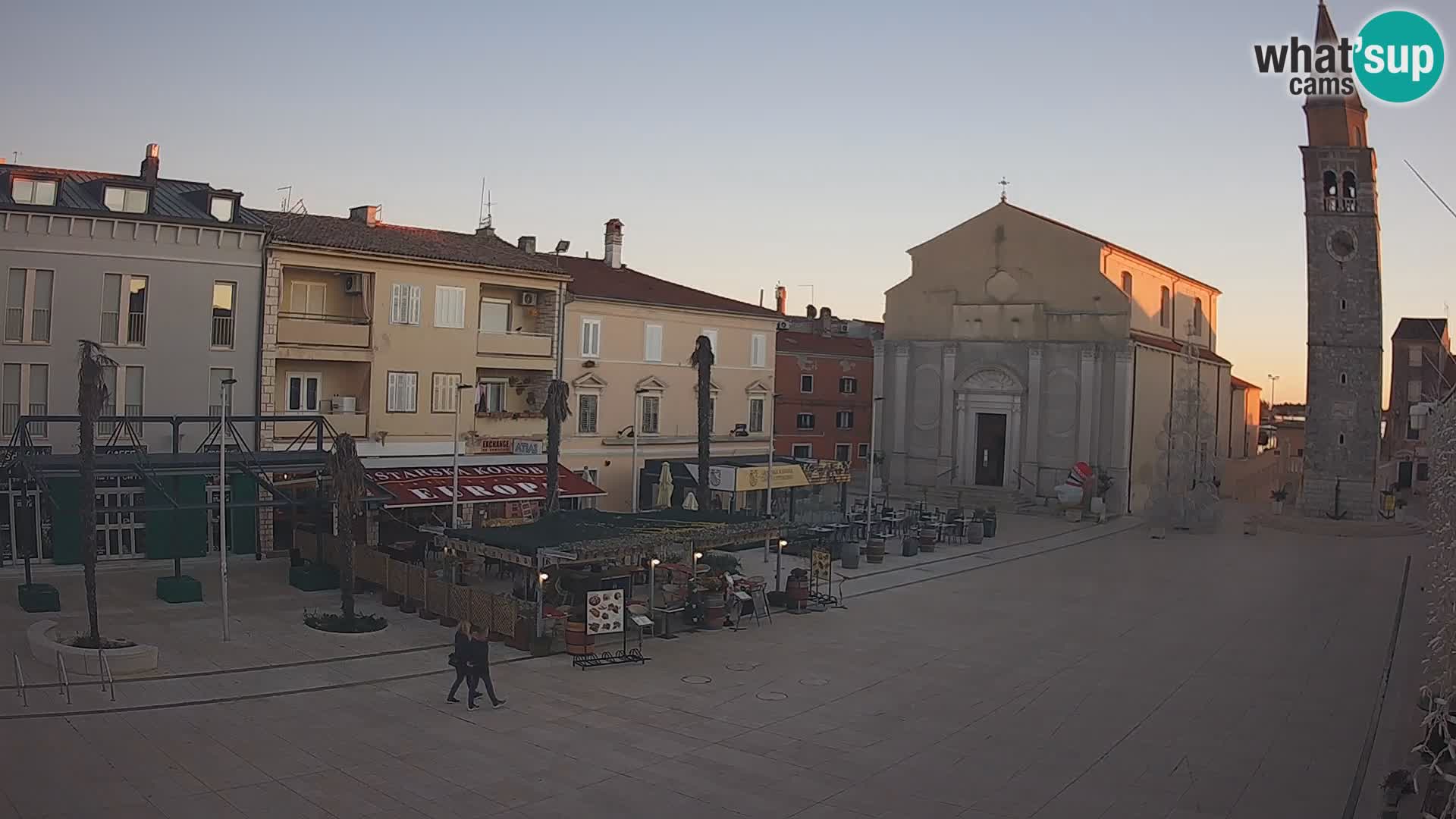 Webcam Hauptplatz in Umag