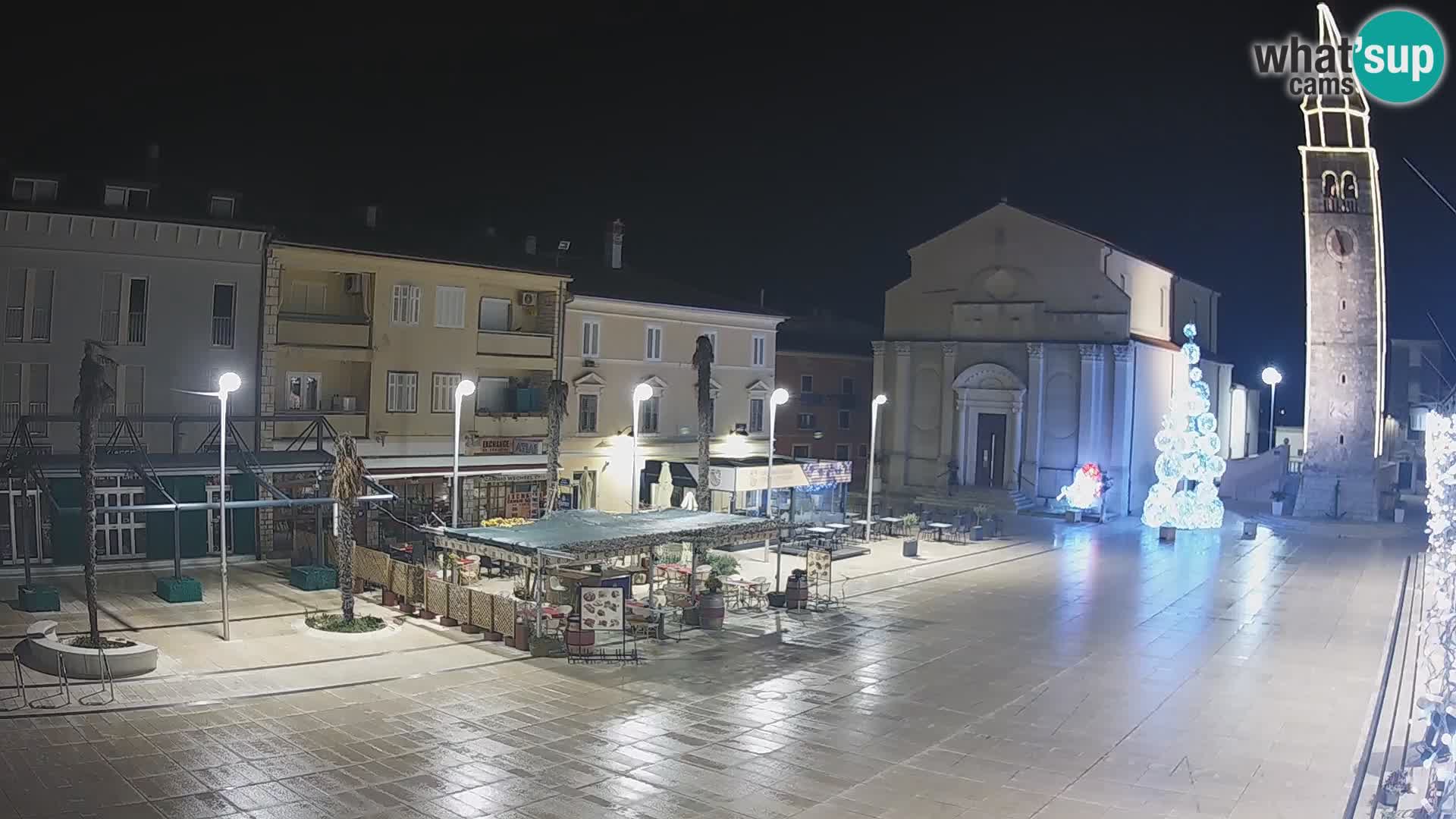 Webcam Hauptplatz in Umag