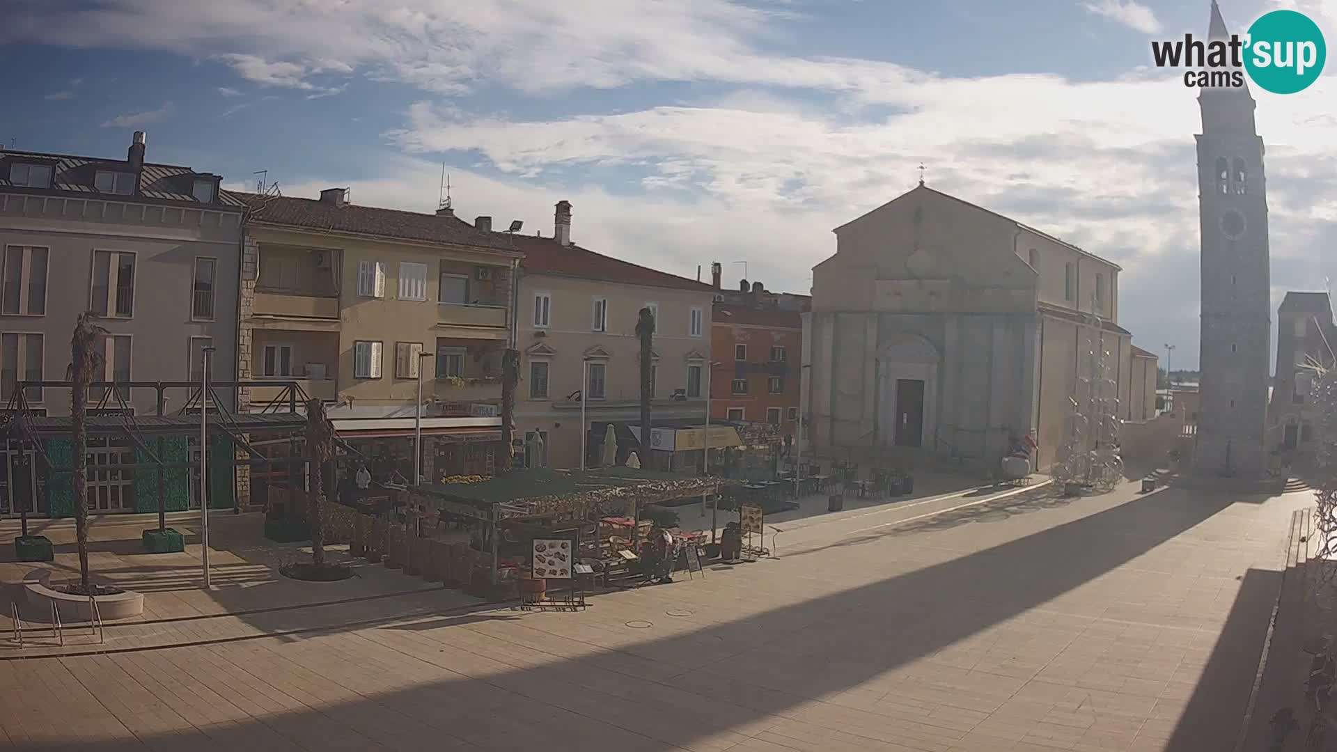 Webcam Hauptplatz in Umag