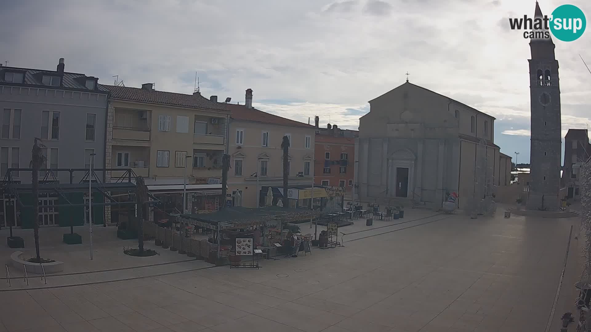 Webcam Hauptplatz in Umag