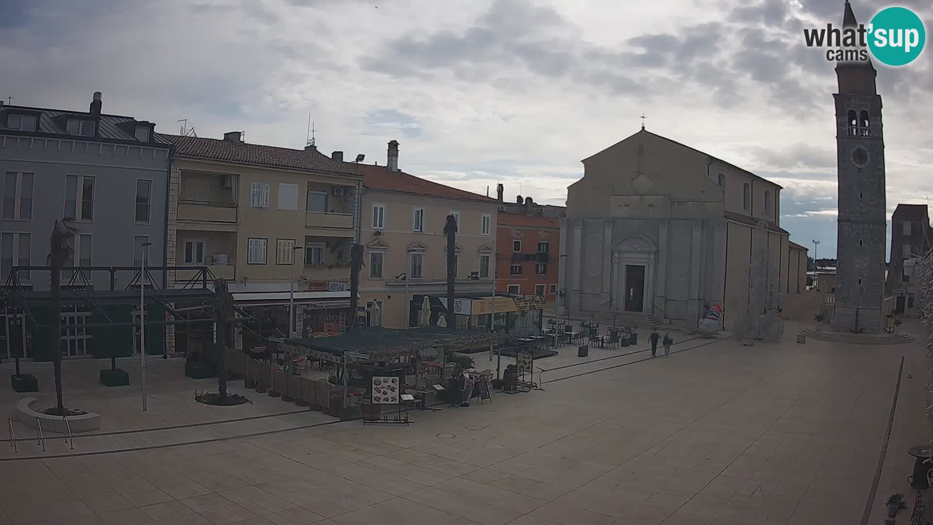 Webcam Hauptplatz in Umag