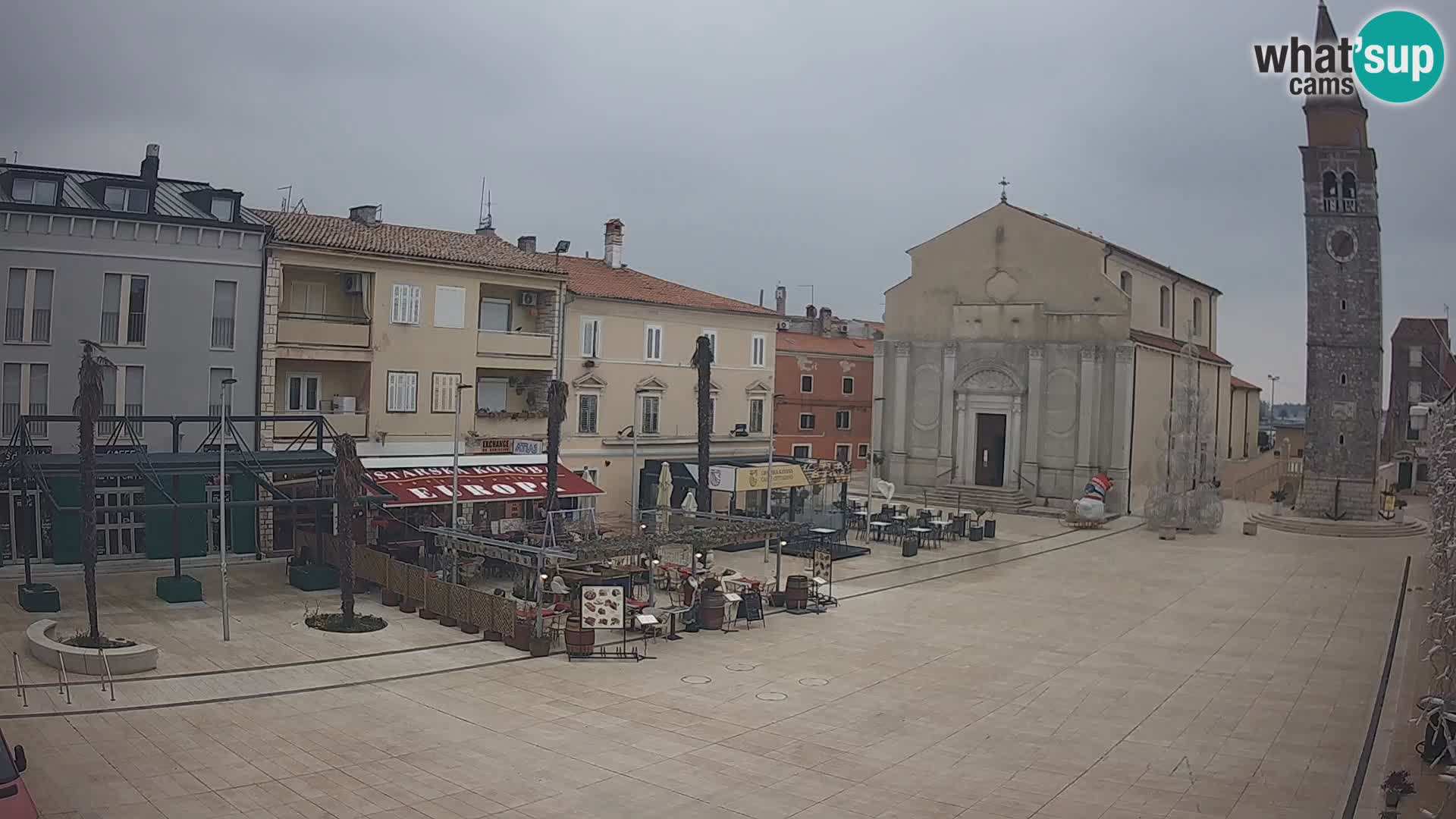 Webcam Hauptplatz in Umag