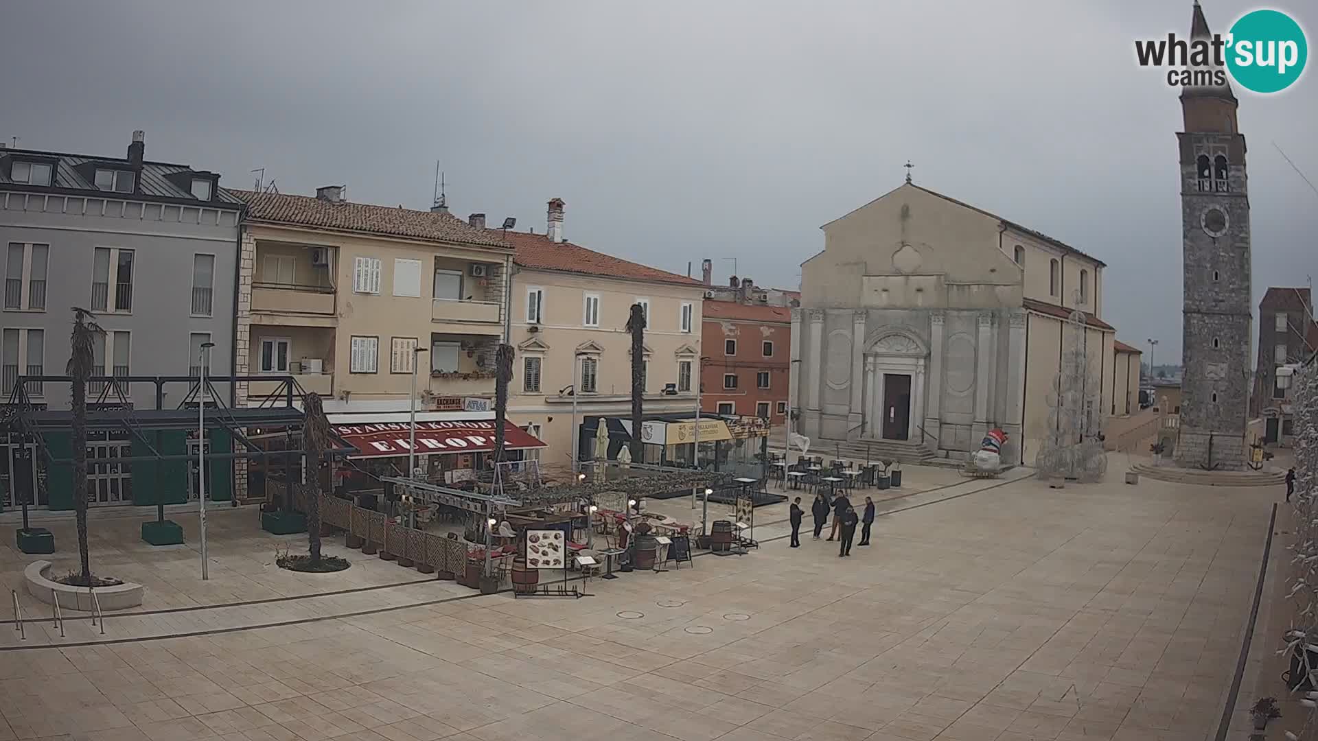 Webcam – Piazza centrale di Umago