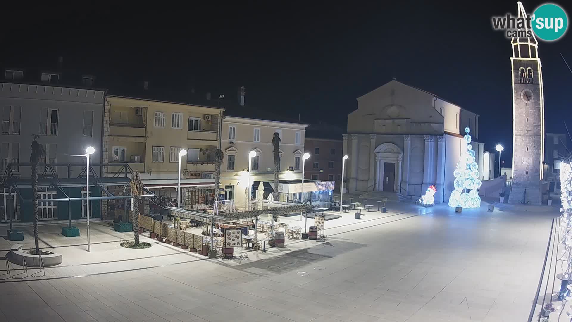 Webcam Hauptplatz in Umag