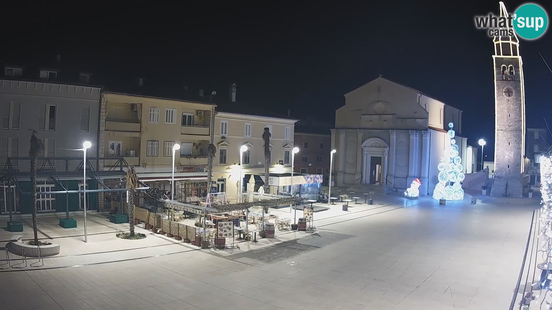 Webcam – Piazza centrale di Umago