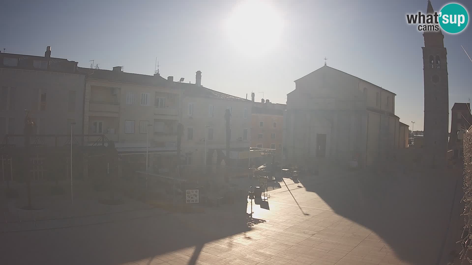 Webcam – Piazza centrale di Umago