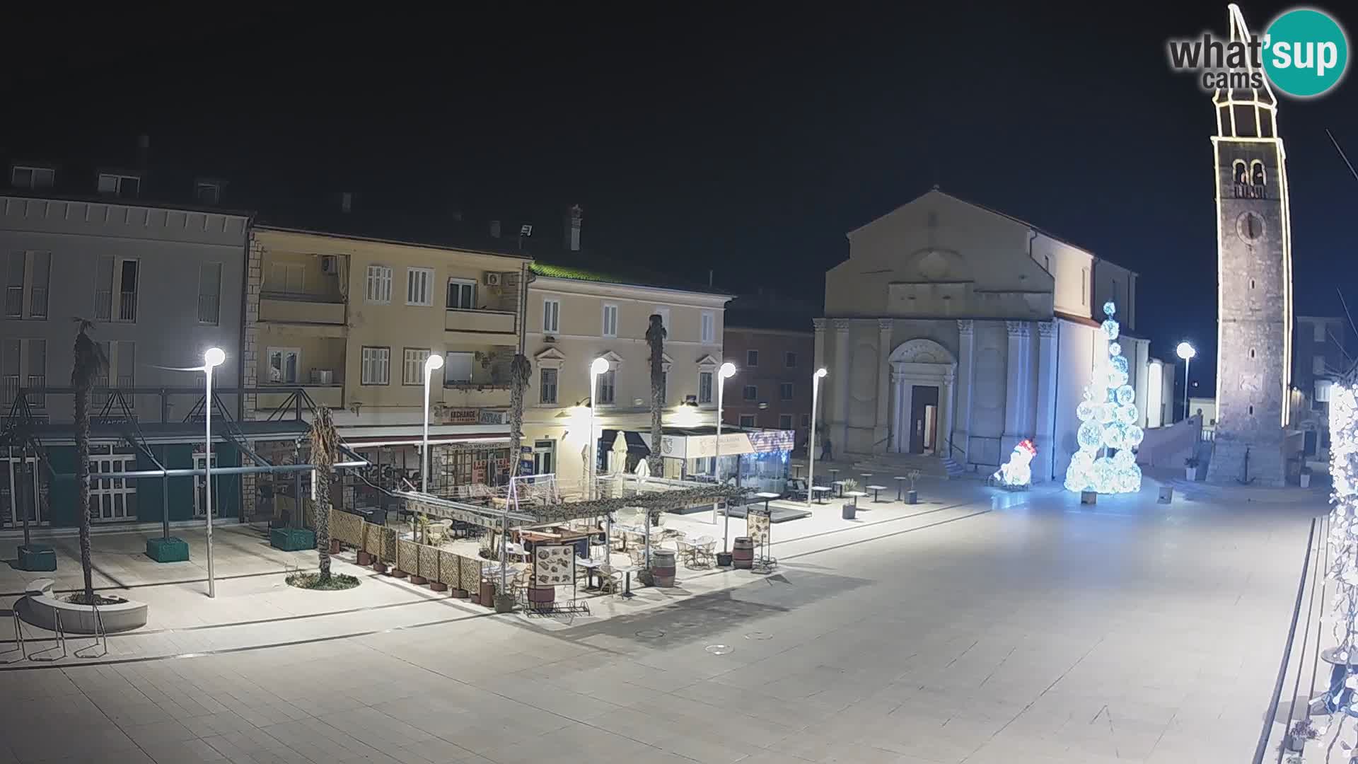 Webcam Hauptplatz in Umag