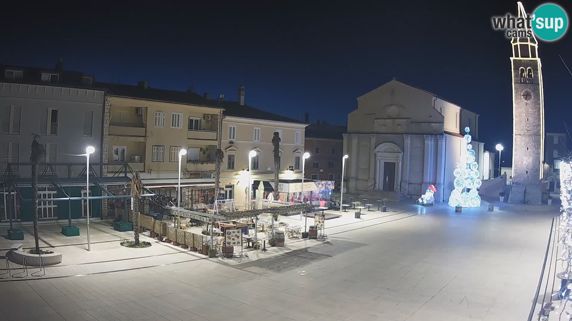 Webcam – Plaza Central en Umag