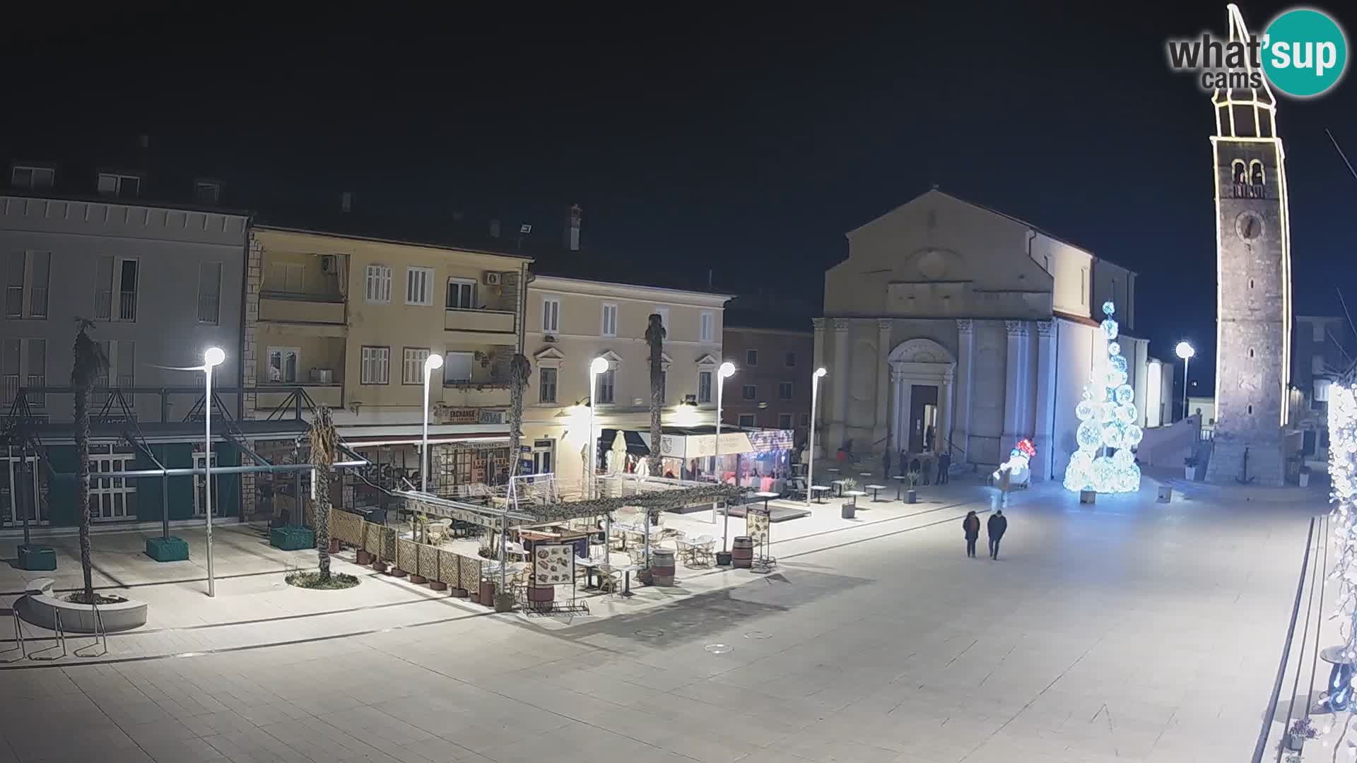 Webcam Hauptplatz in Umag