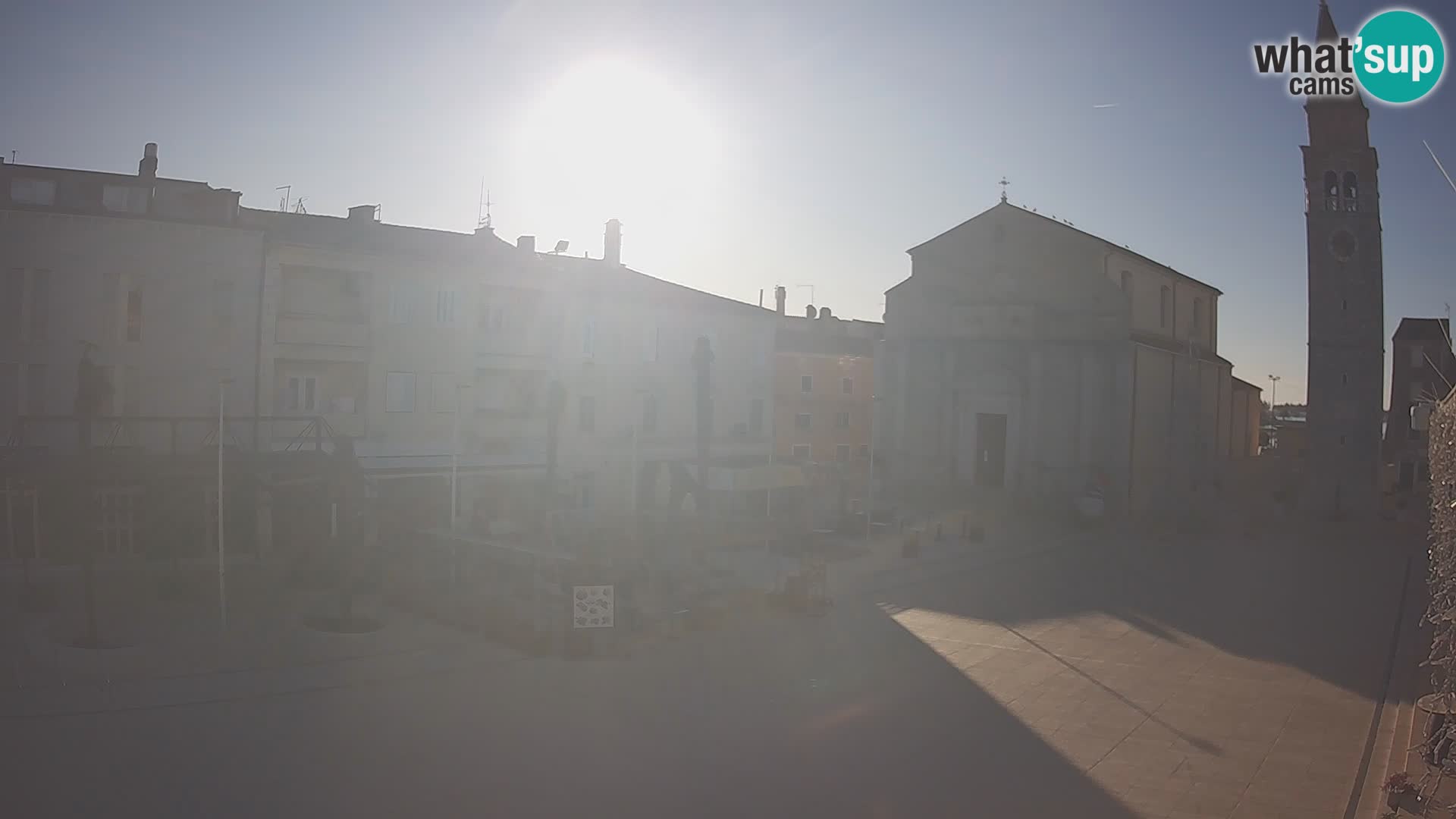 Webcam – Plaza Central en Umag