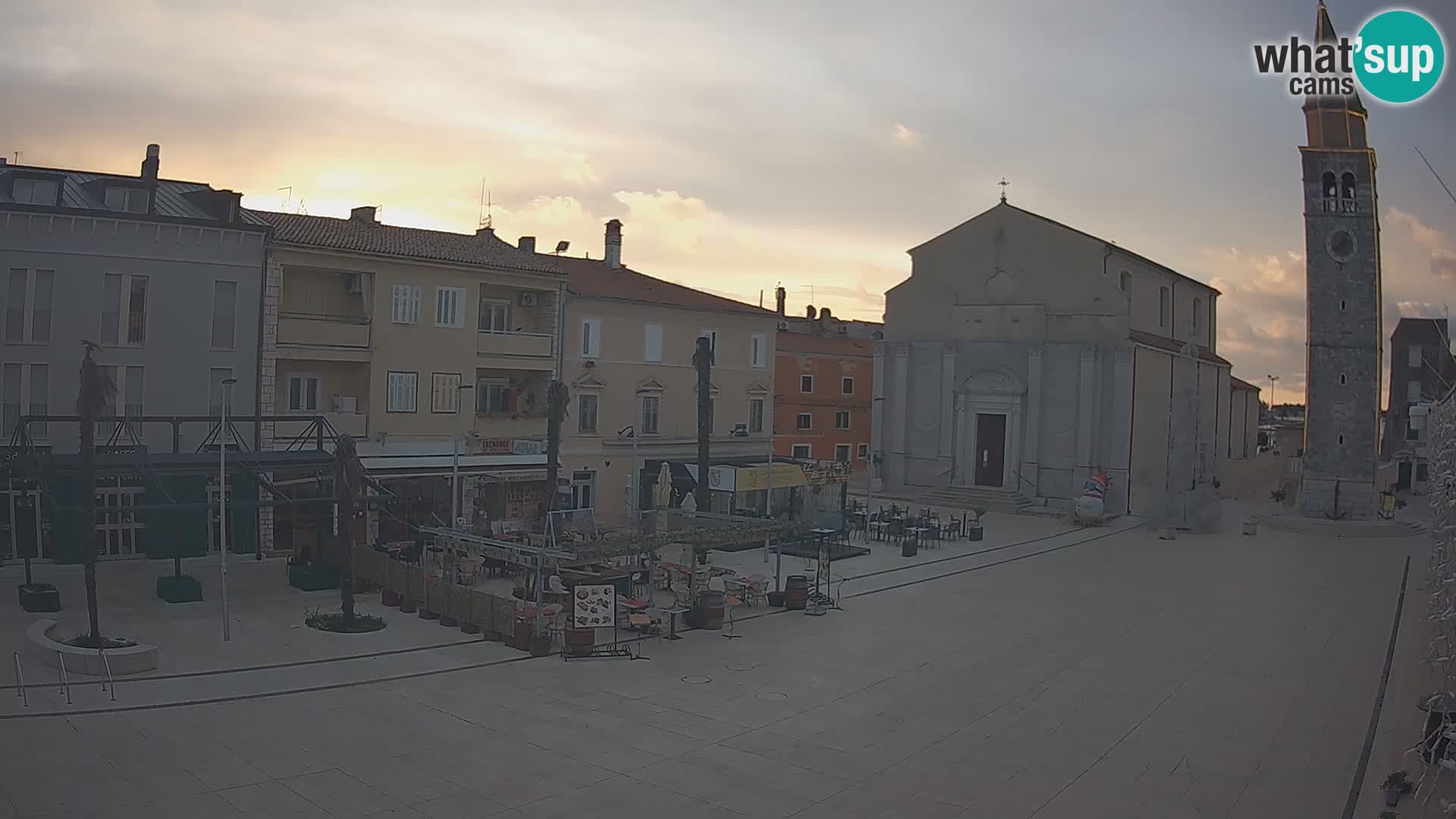 Webcam – Piazza centrale di Umago