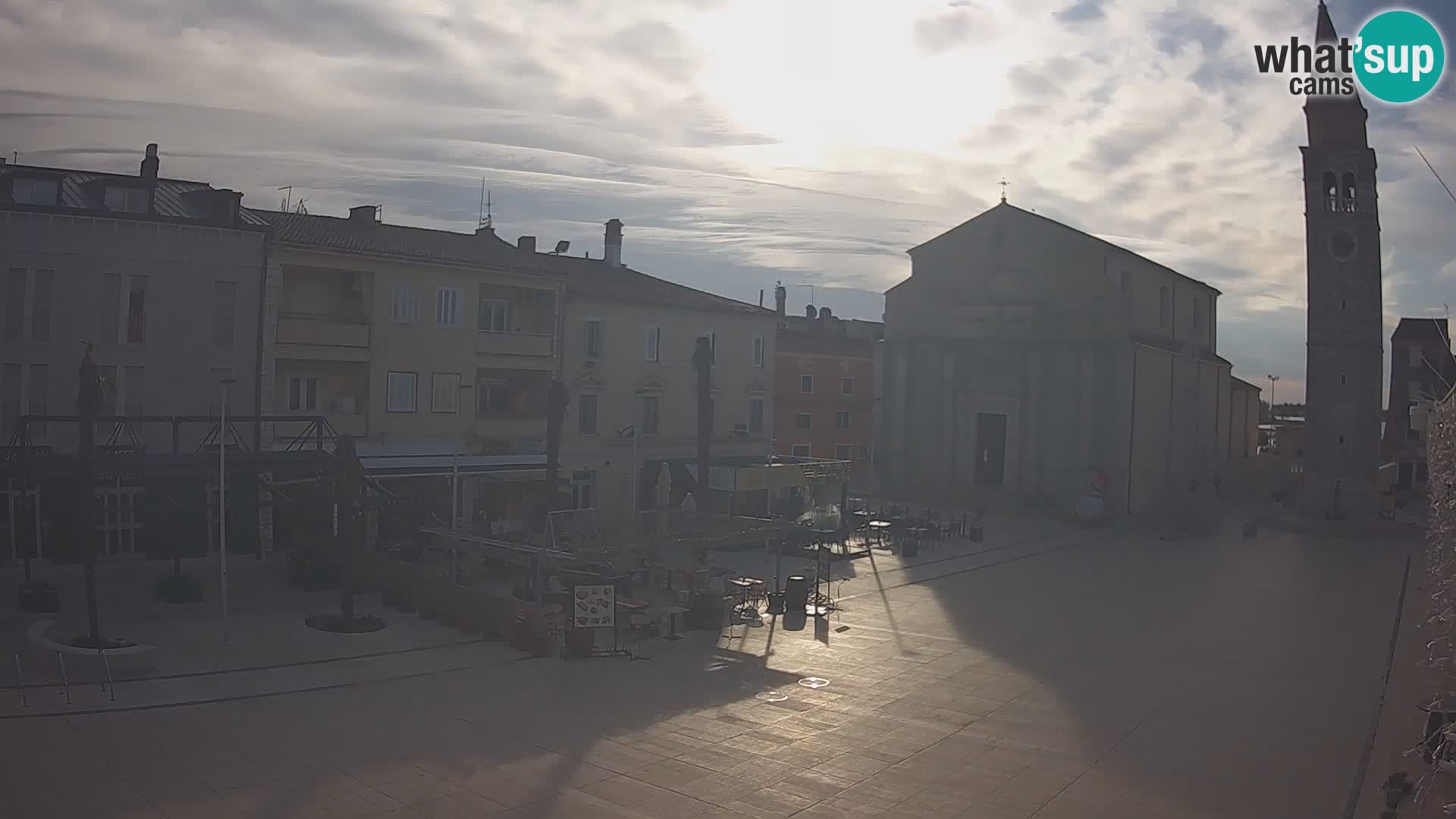 Webcam – Piazza centrale di Umago