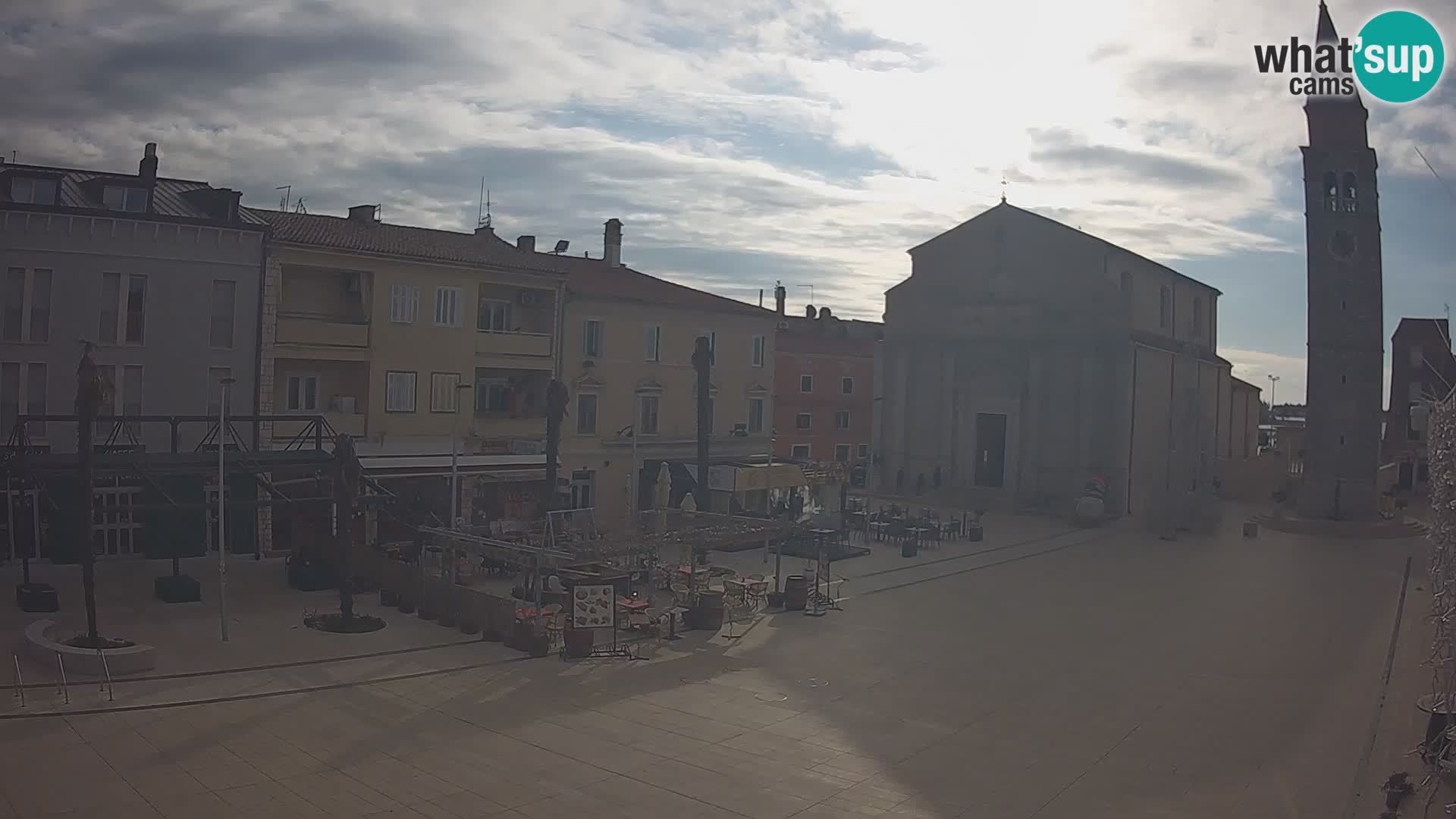 Webcam Hauptplatz in Umag