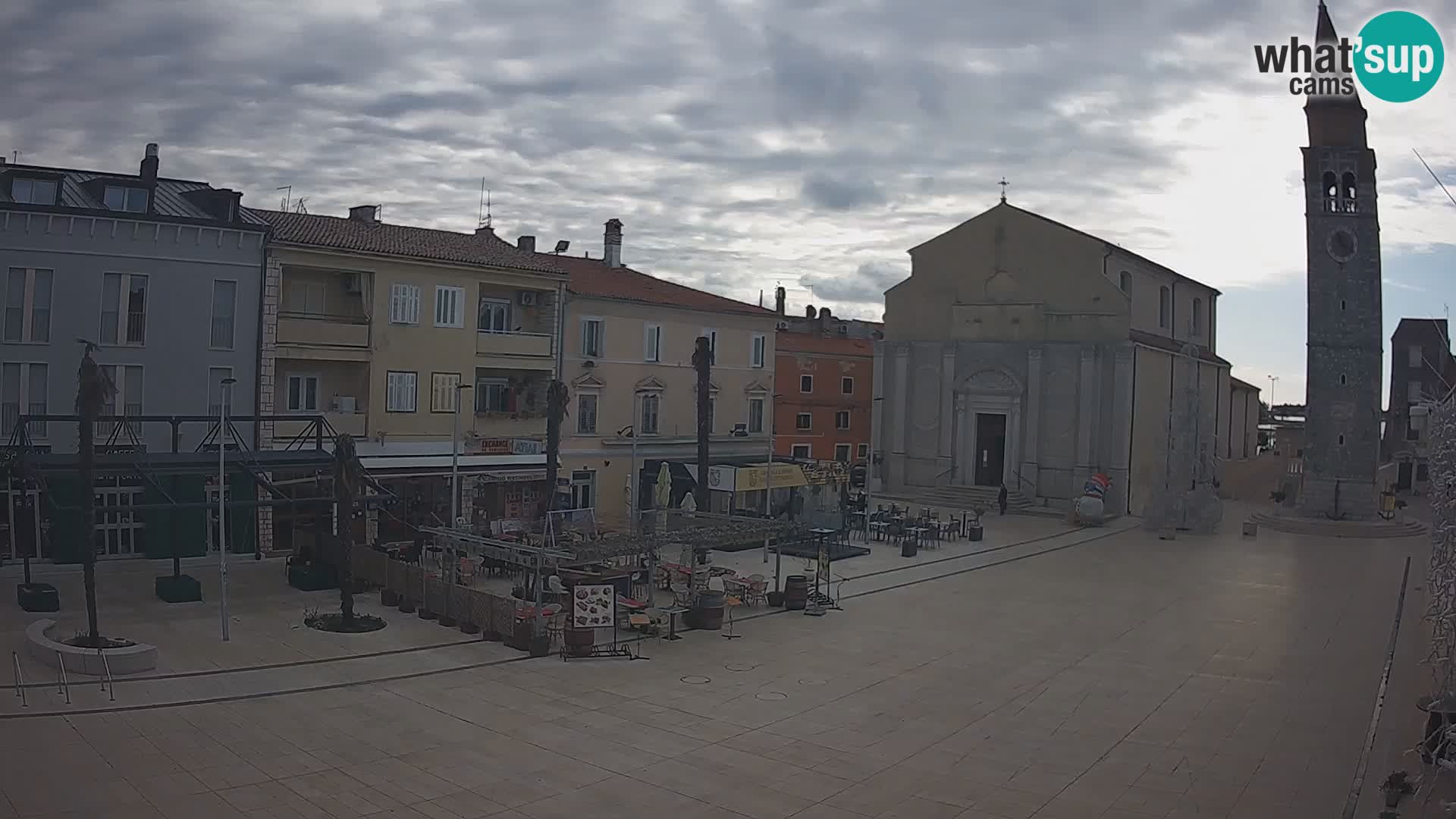 Webcam Hauptplatz in Umag