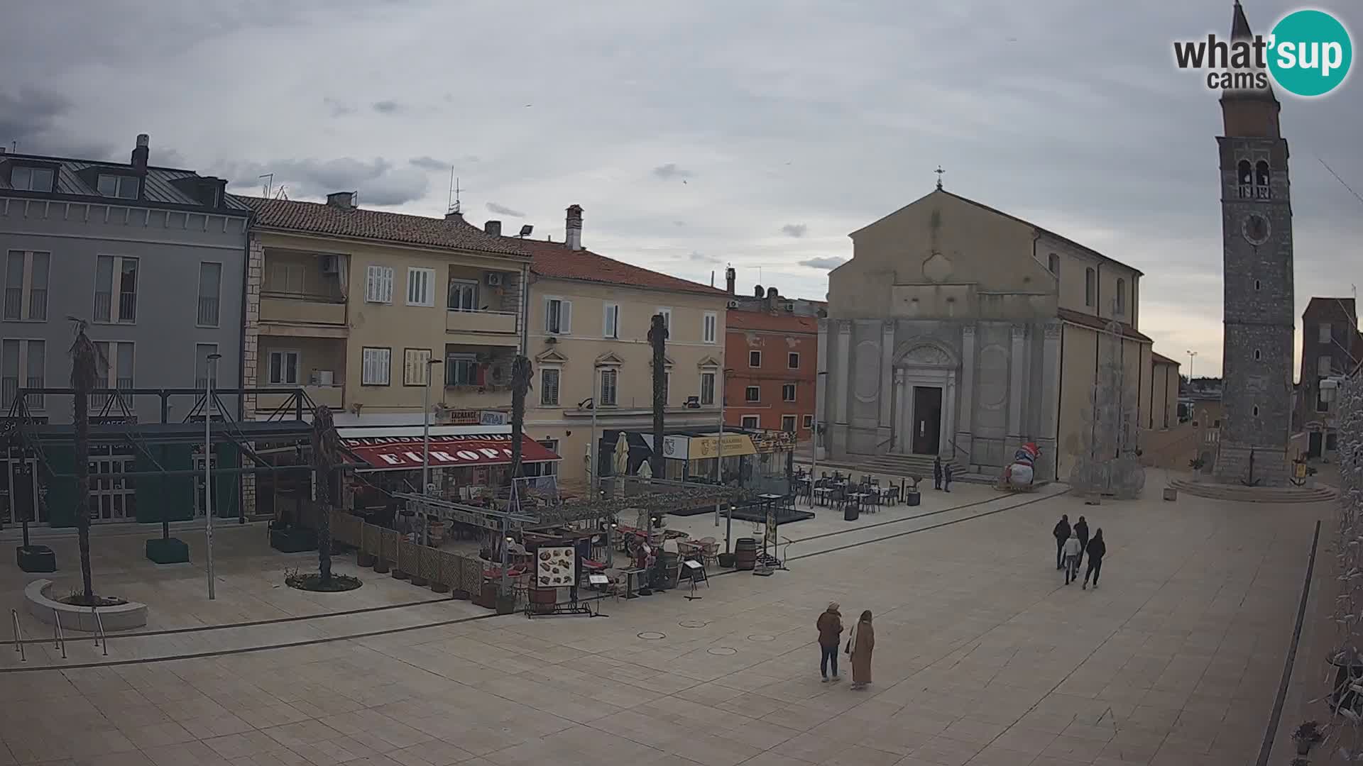 Webcam – Plaza Central en Umag